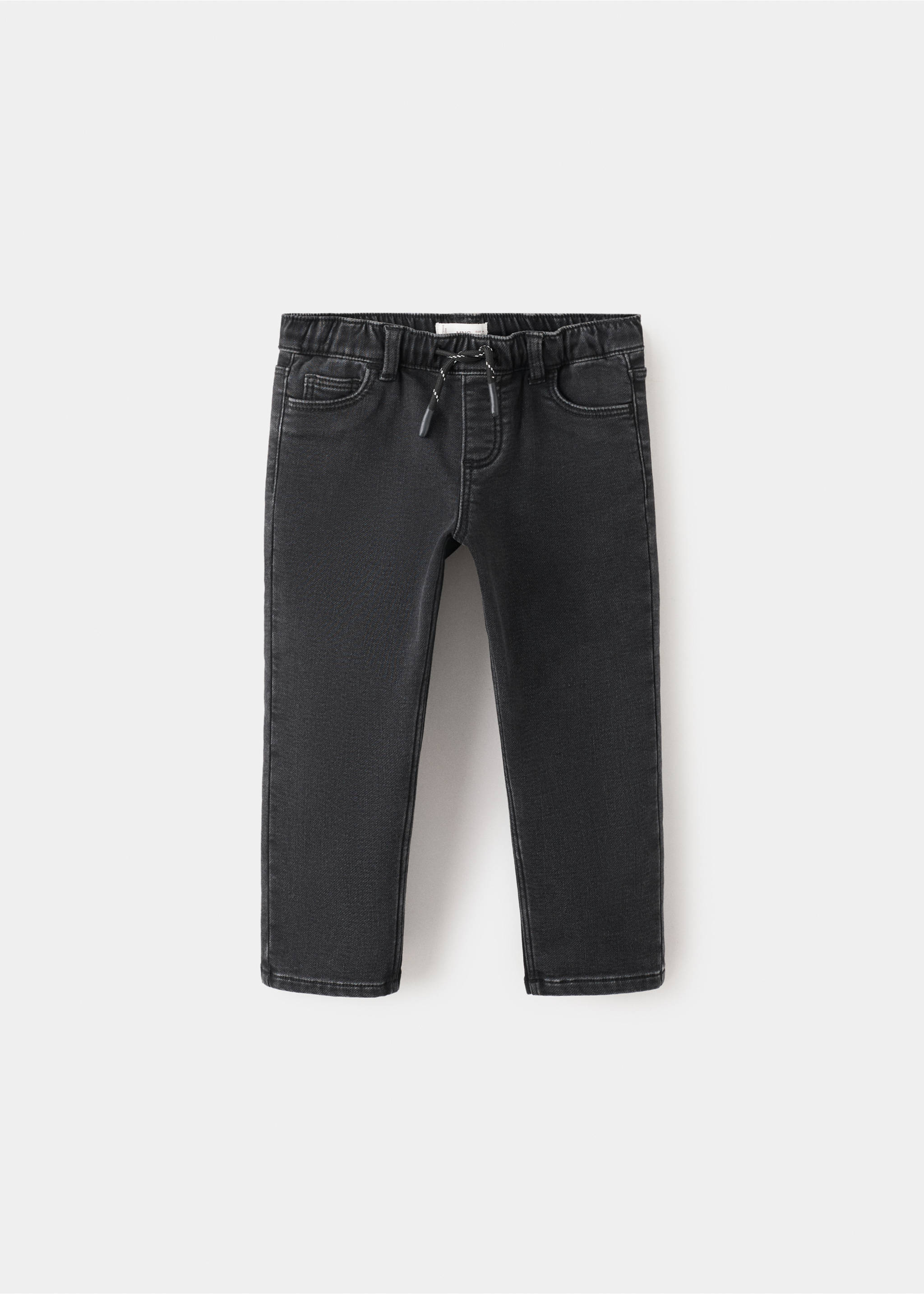 Jeans slim fit cordón - Artículo sin modelo, Denim negro. Ref: 27041241-00.