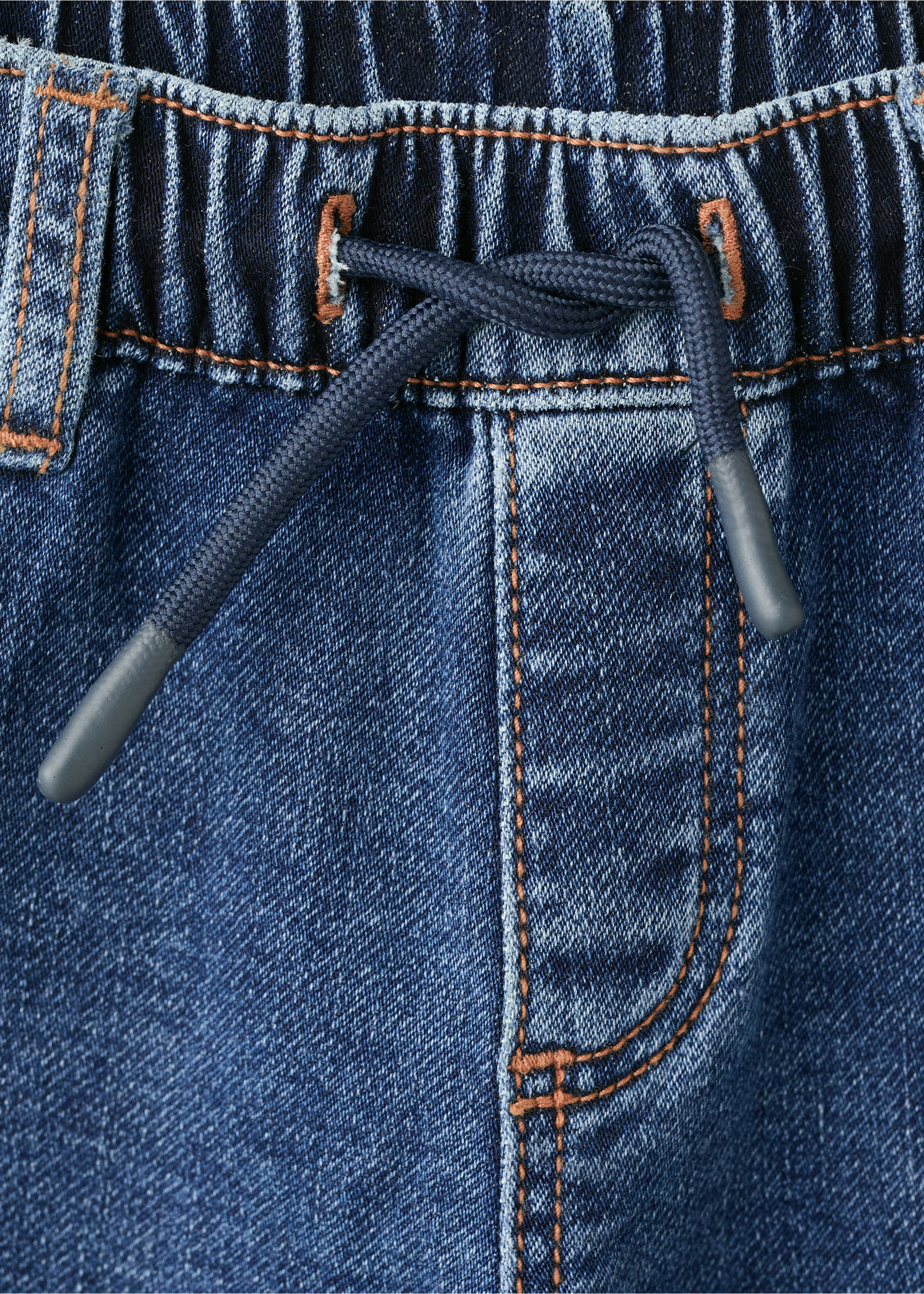 Jeans slim fit cordón - Detalle del artículo 8, Azul oscuro. Ref: 27041241-00.