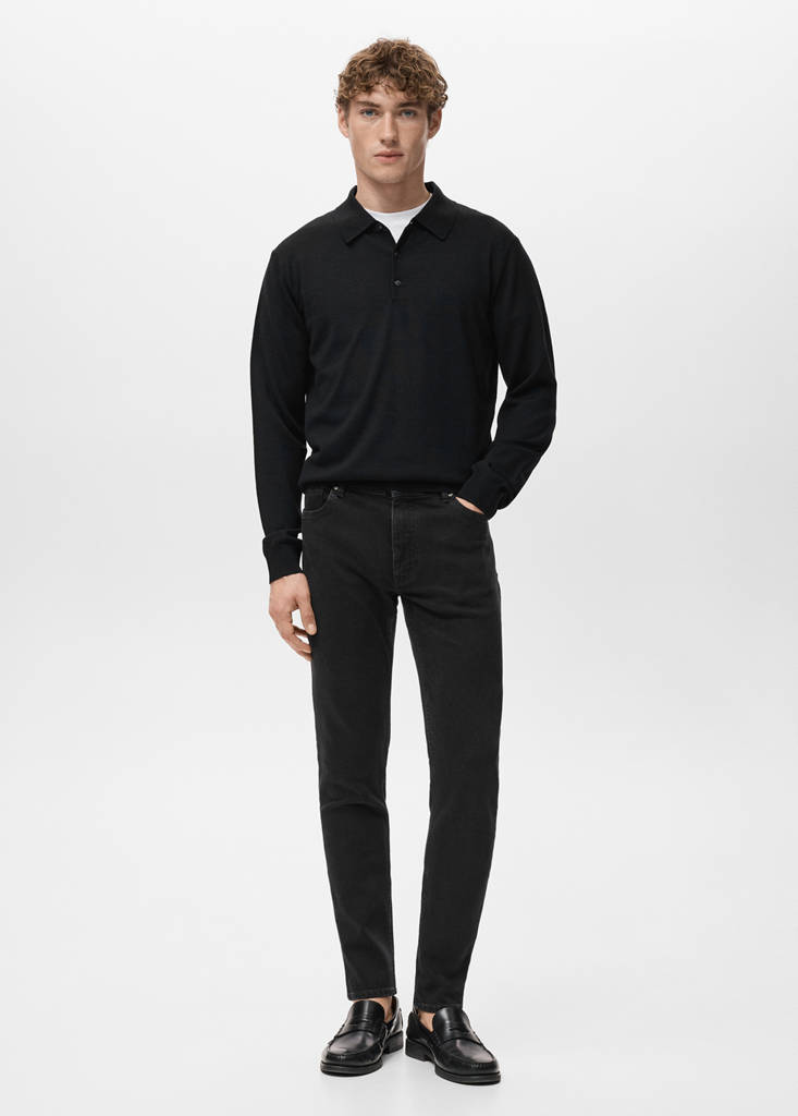 Jude skinny-fit jeans — Black denim