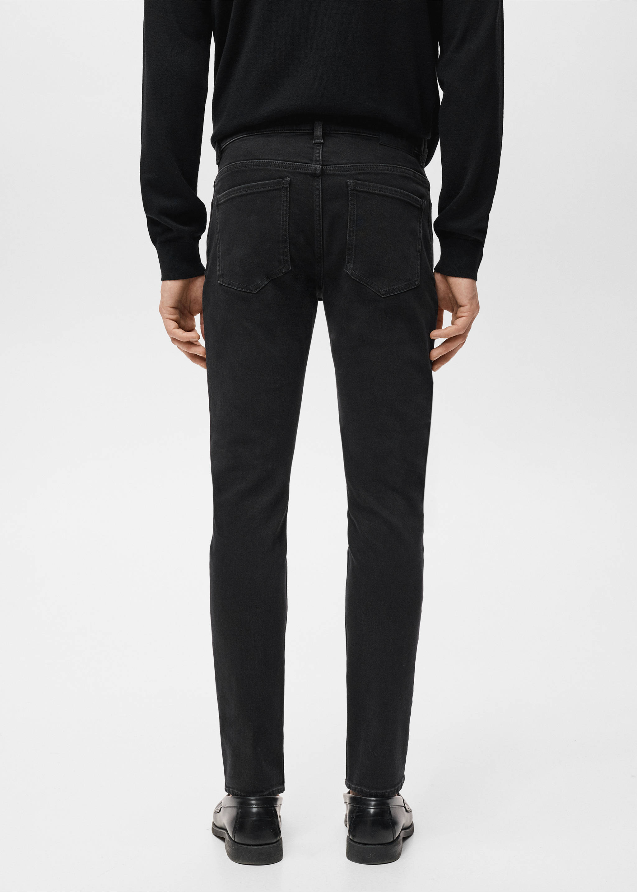 Jude skinny-fit jeans - Reverse of the article, Black denim. Ref: 27041243-00.