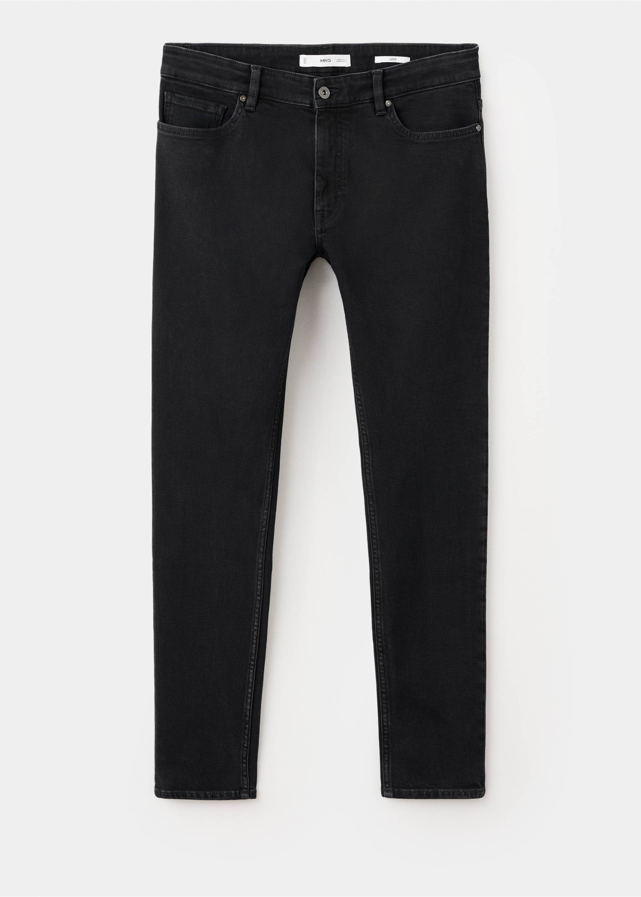 Jude skinny-fit jeans - Article without model, Black denim. Ref: 27041243-00.