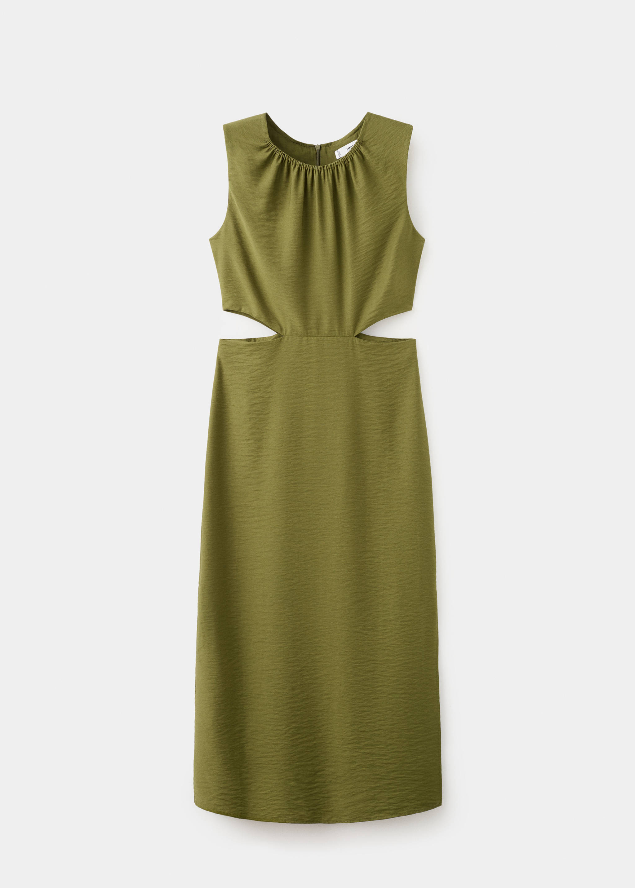 Vestido cut out efecto arrugado - Artículo sin modelo