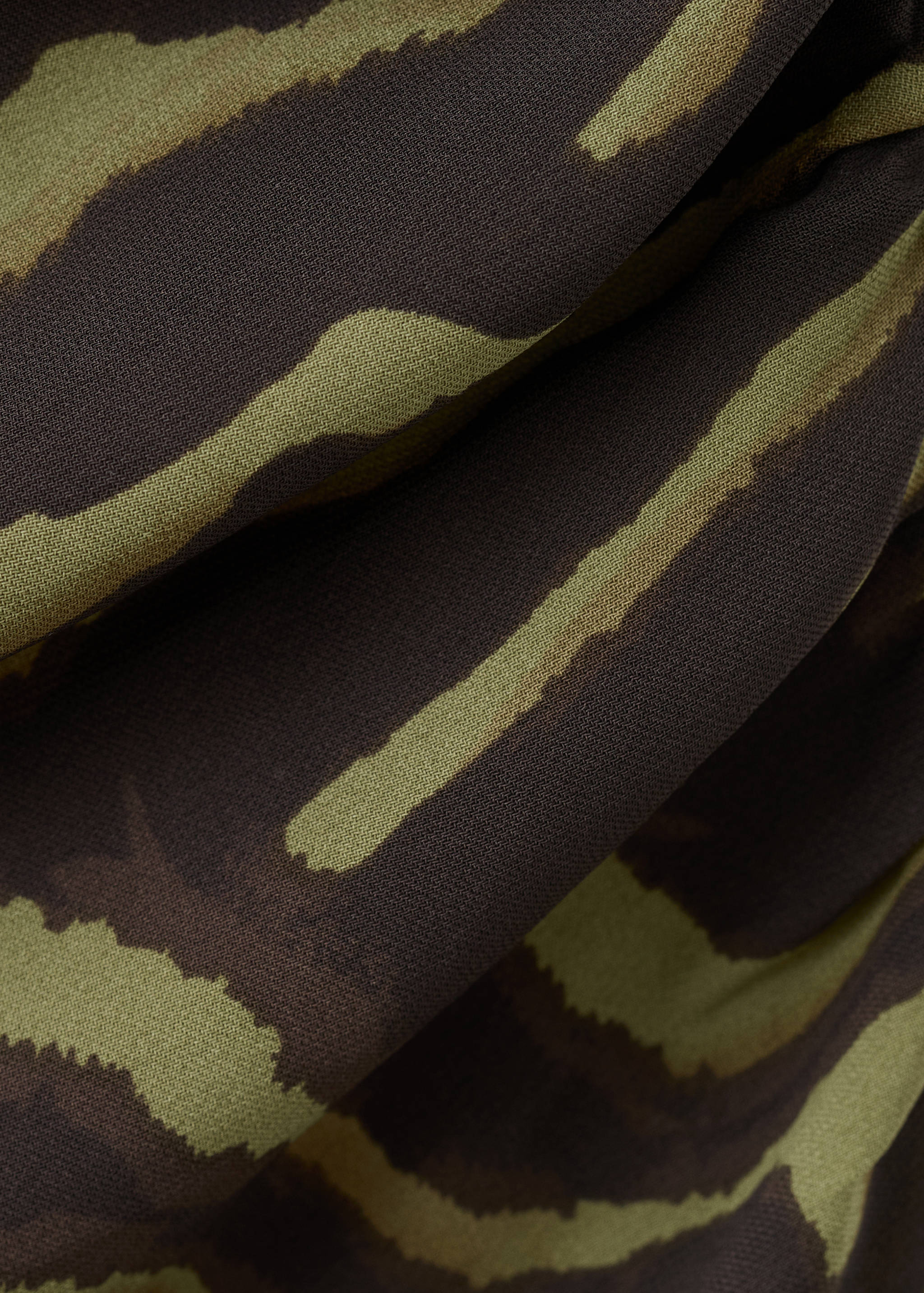 Printed asymmetrical dress - Details of the article 8