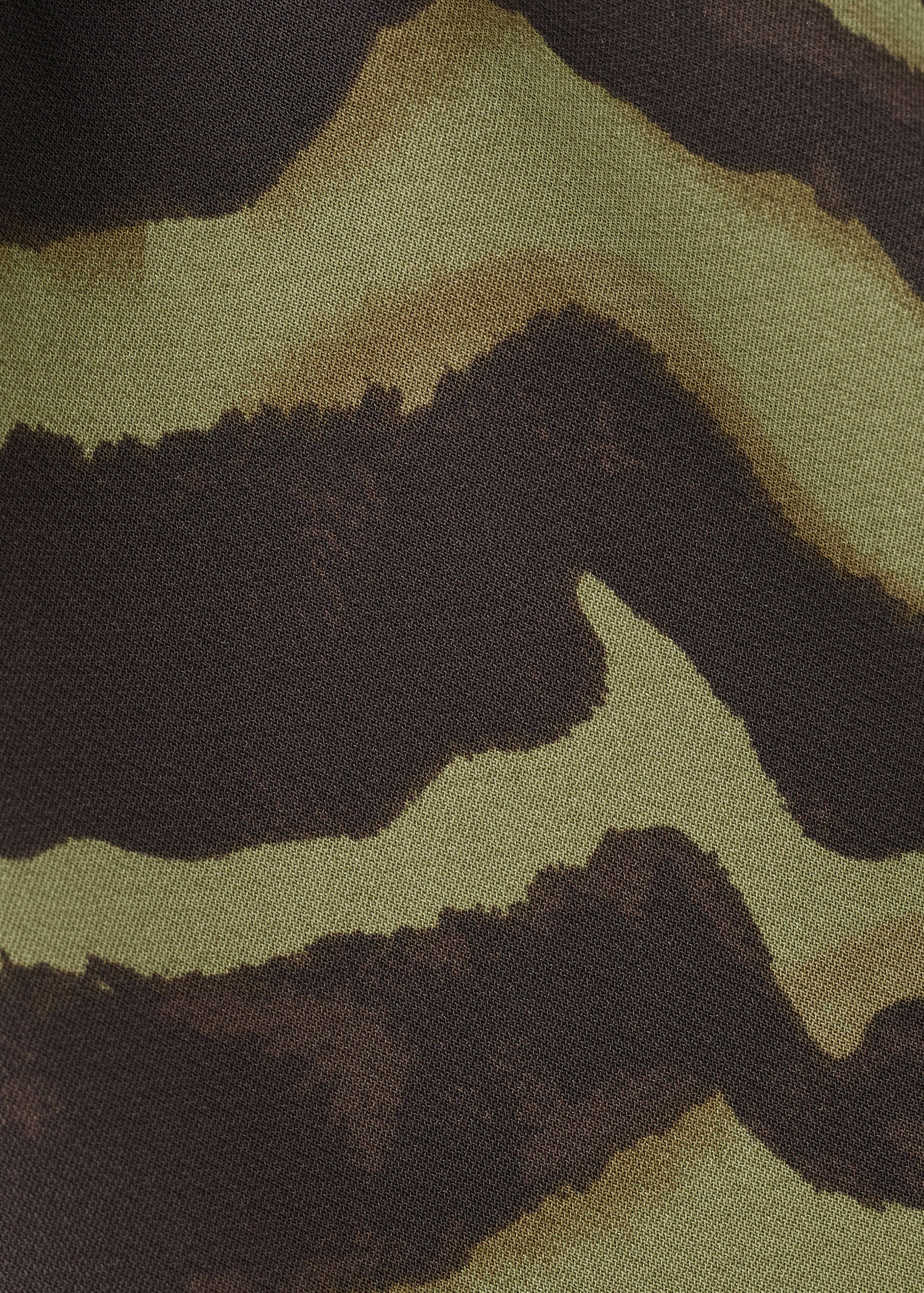 Printed asymmetrical dress - Details of the article 0