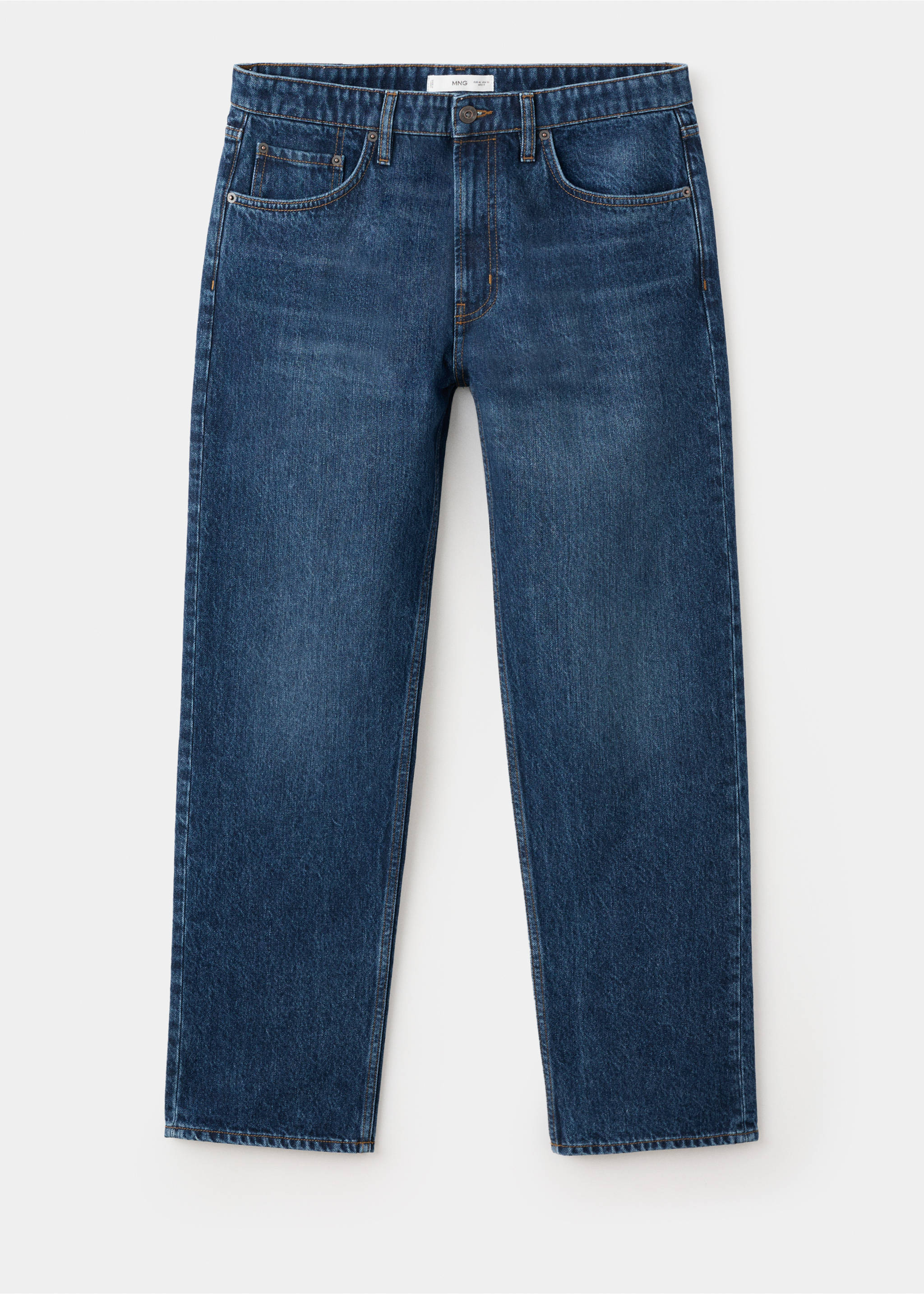 Джинсы Moby straight fit темного цвета - Изделие без модели, Темно-синий. Ref: 27041249-00.