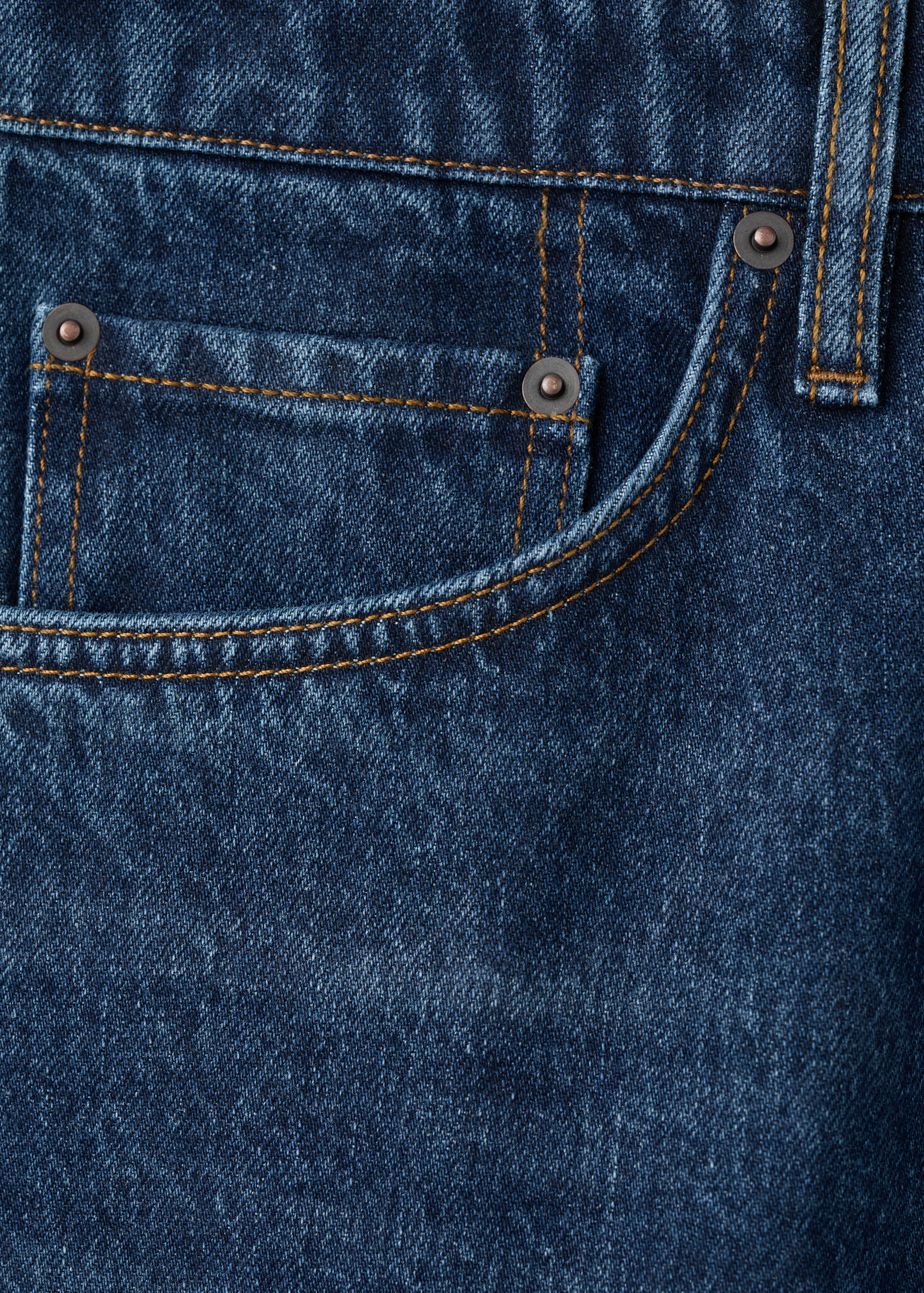 Jean Moby straight-fit délavé foncé - Détail de l'article 0