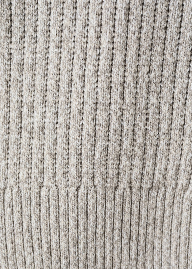 Wool-blend turtleneck sweater — Beige