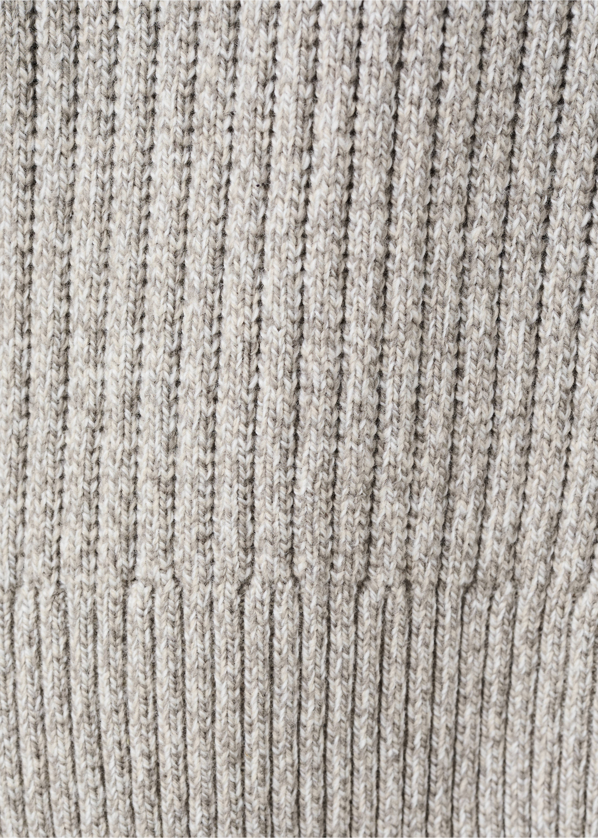 羊毛混纺高领毛衣 - null, 米黄色. Ref: 27041253-00.