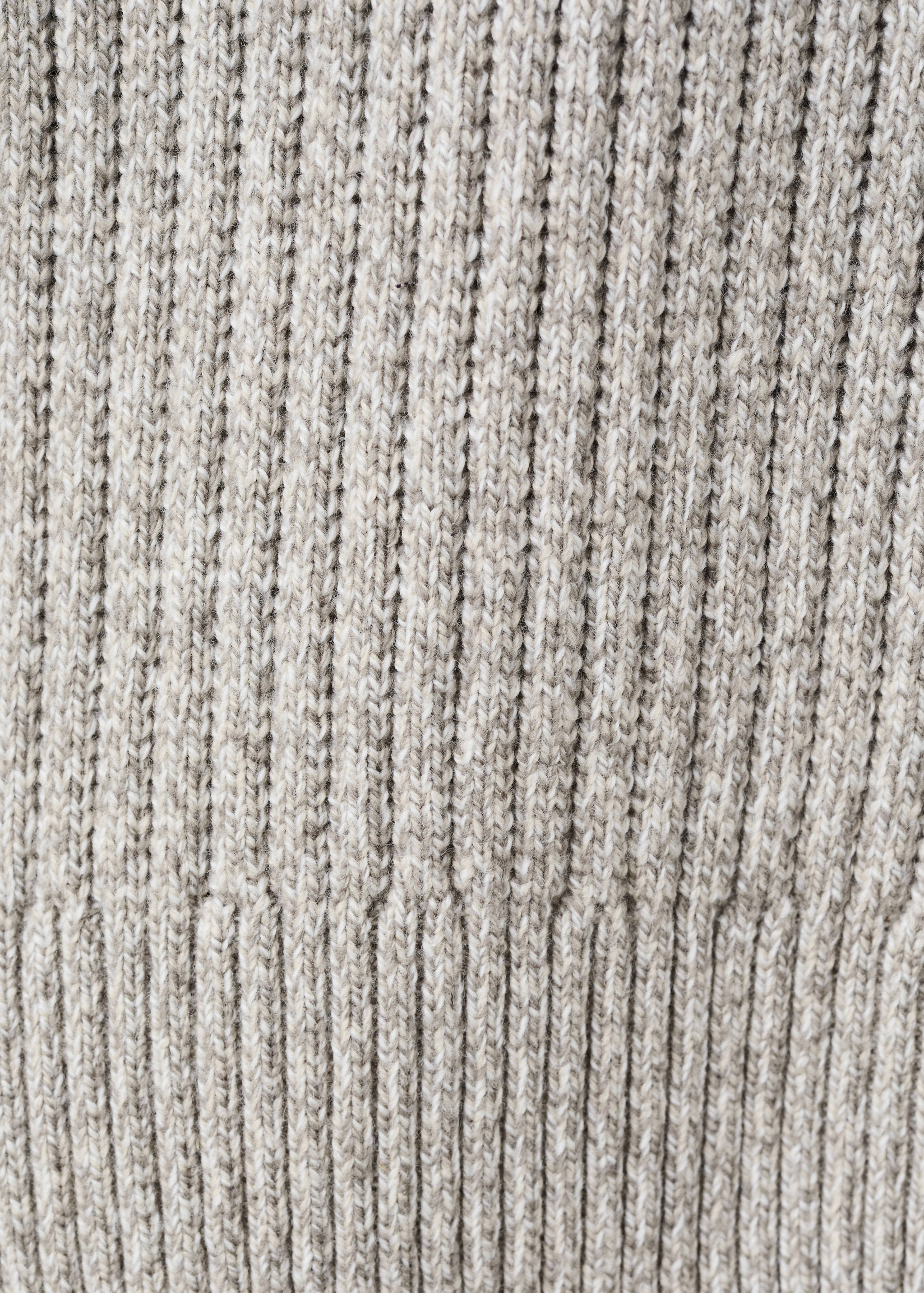 羊毛混纺高领毛衣 - null