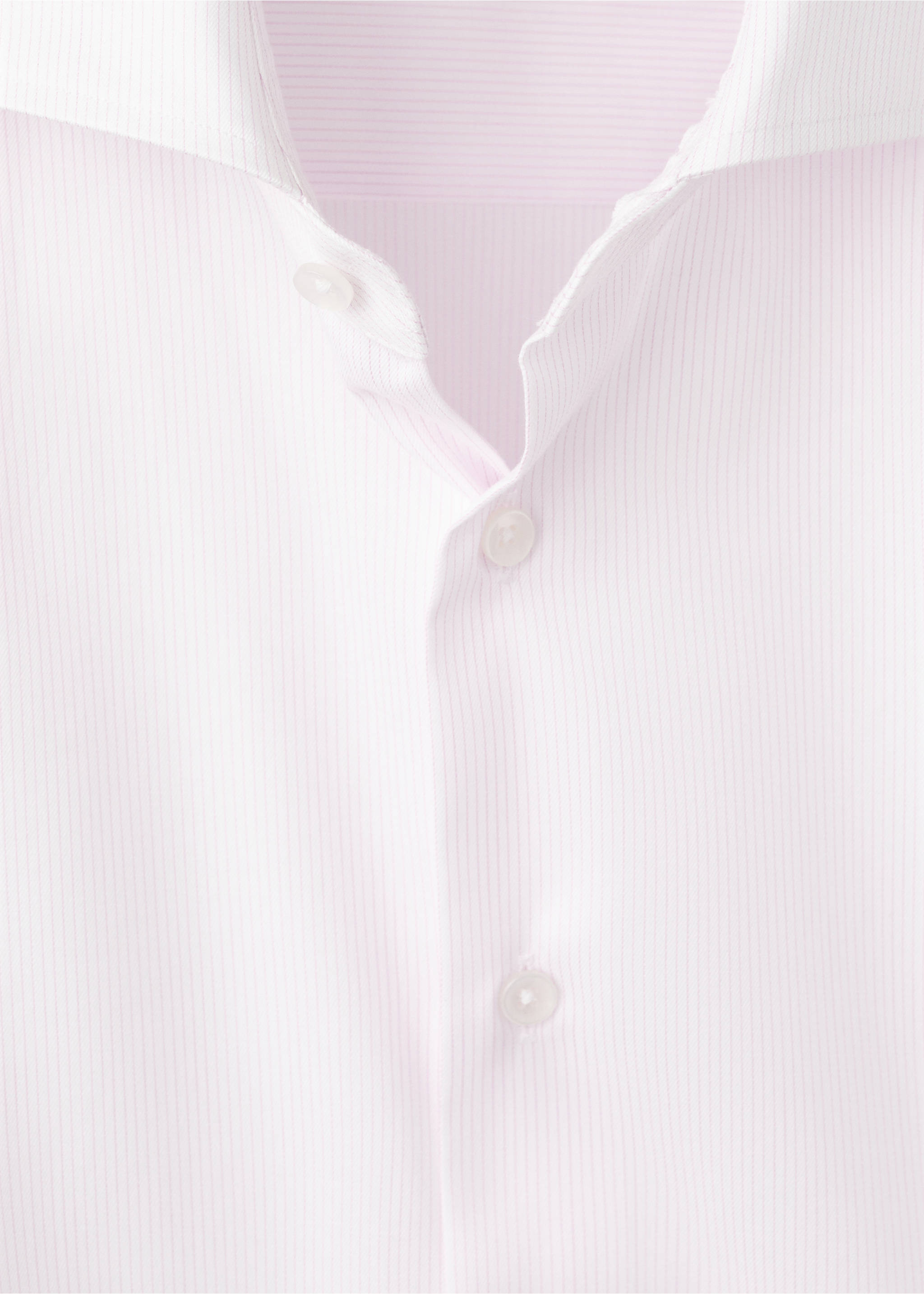 Костюмная рубашка slim fit 100% хлопок - Деталь изделия 8, Розовый. Ref: 27041254-00.