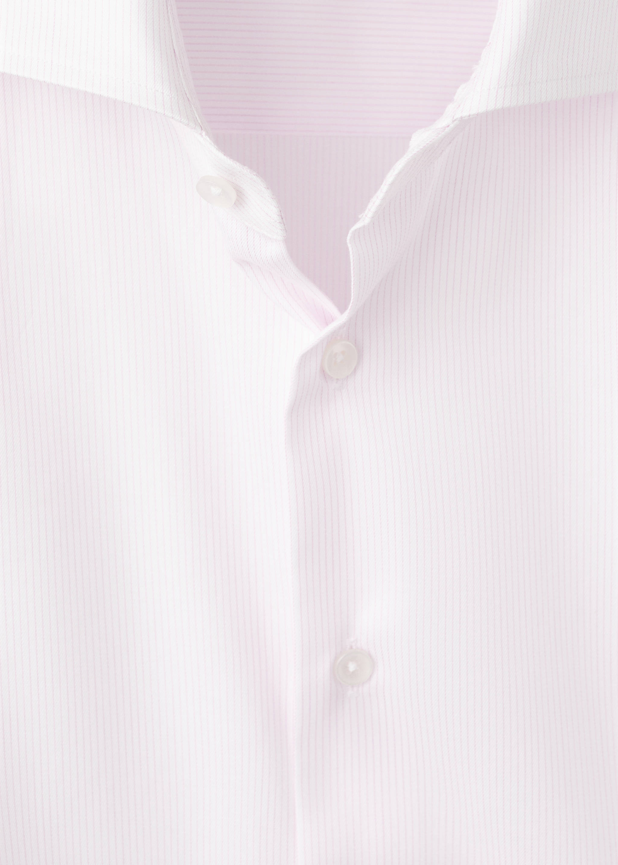 Костюмная рубашка slim fit 100% хлопок - Деталь изделия 8