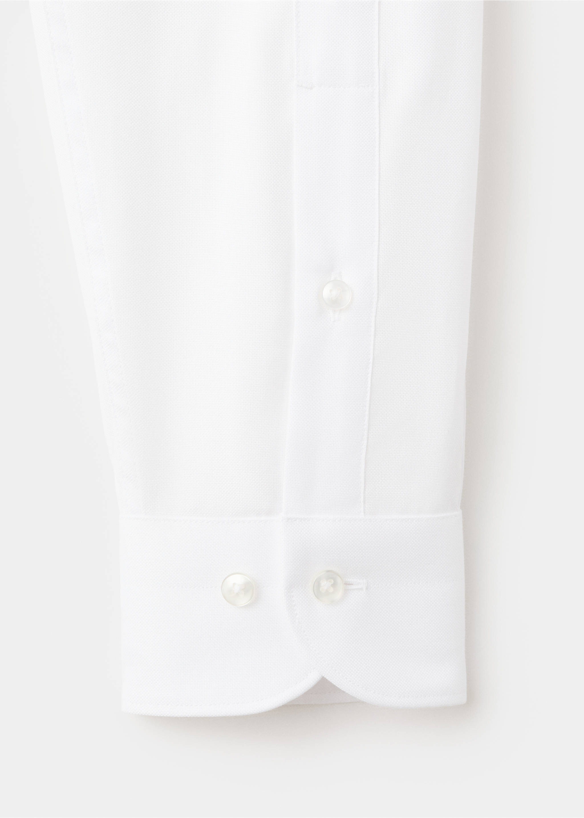 修身版型棉质西装衬衫 - null, 白色. Ref: 27041256-00.