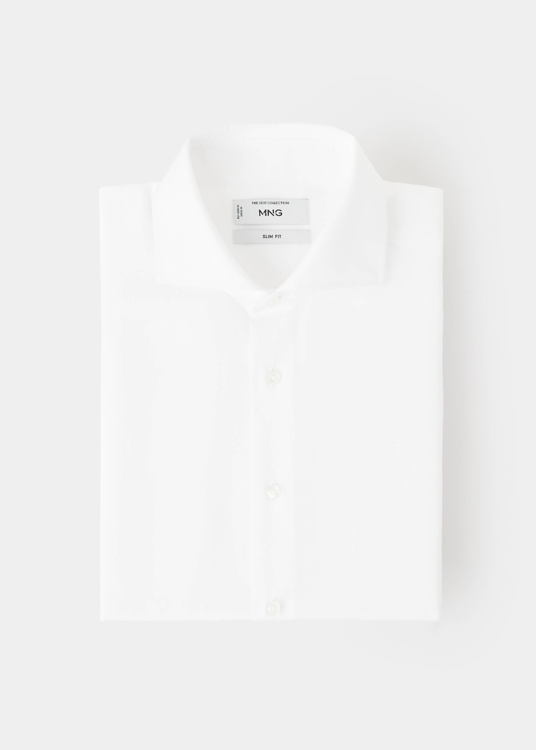 Slim-fit twill fabric suit with shirt cufflinks - Details of the article 9