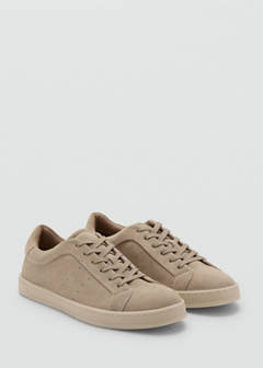 Suede trainers — Sand 2