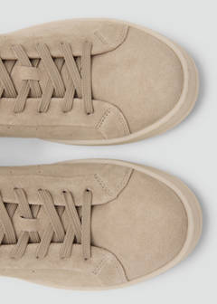 Suede trainers — Sand 4