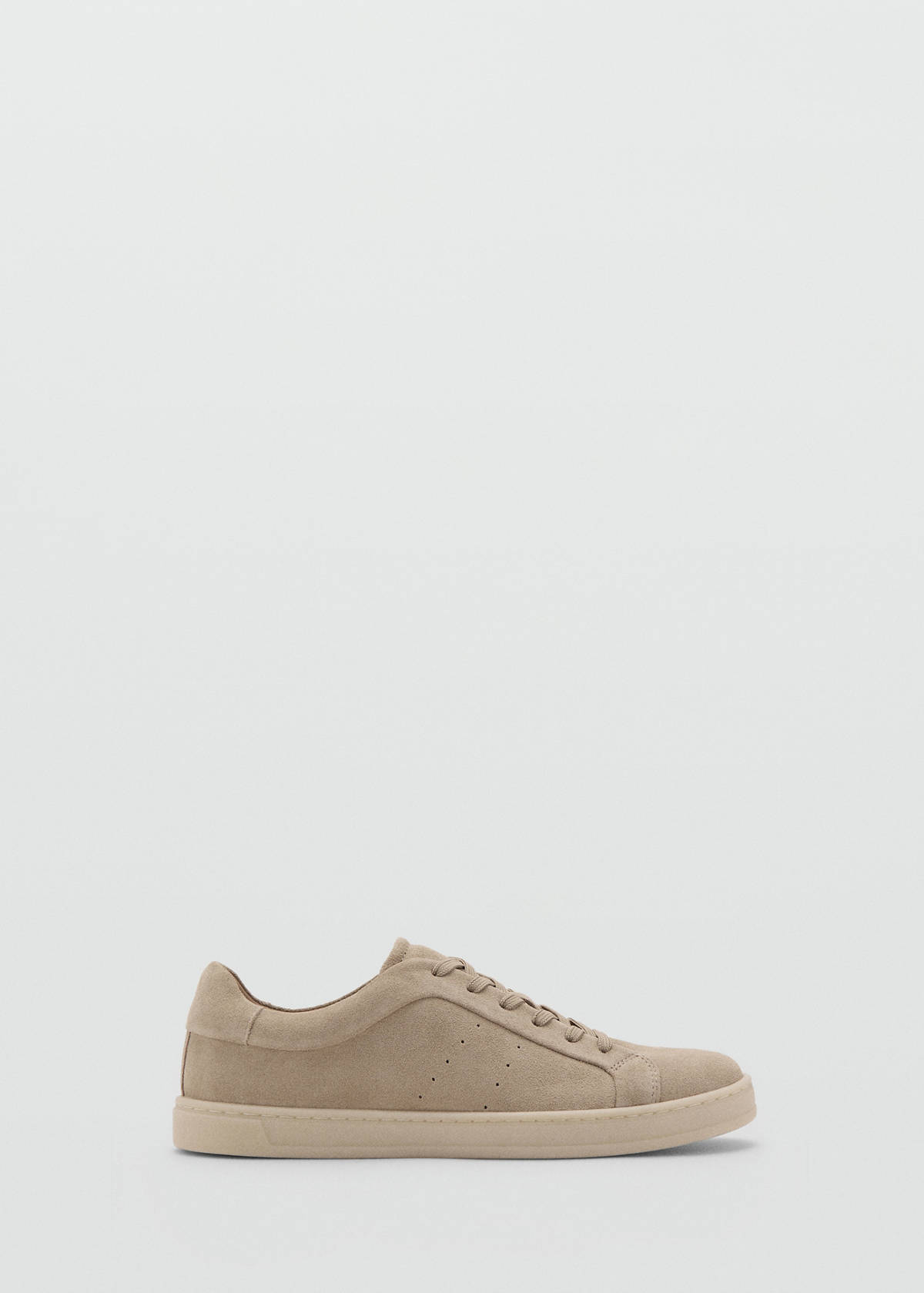 Suede trainers — Sand