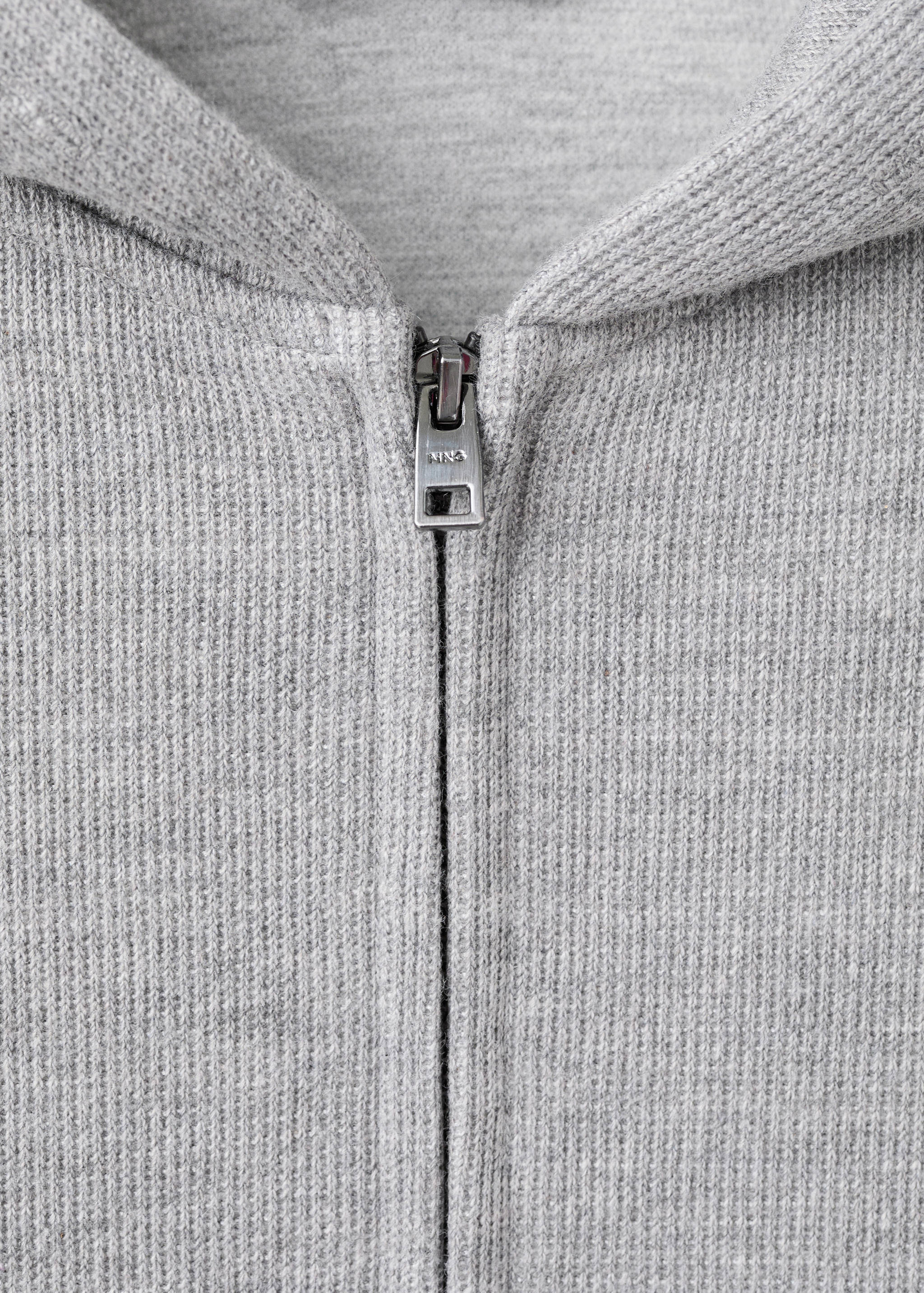 Textured hooded sweatshirt - Details of the article 8