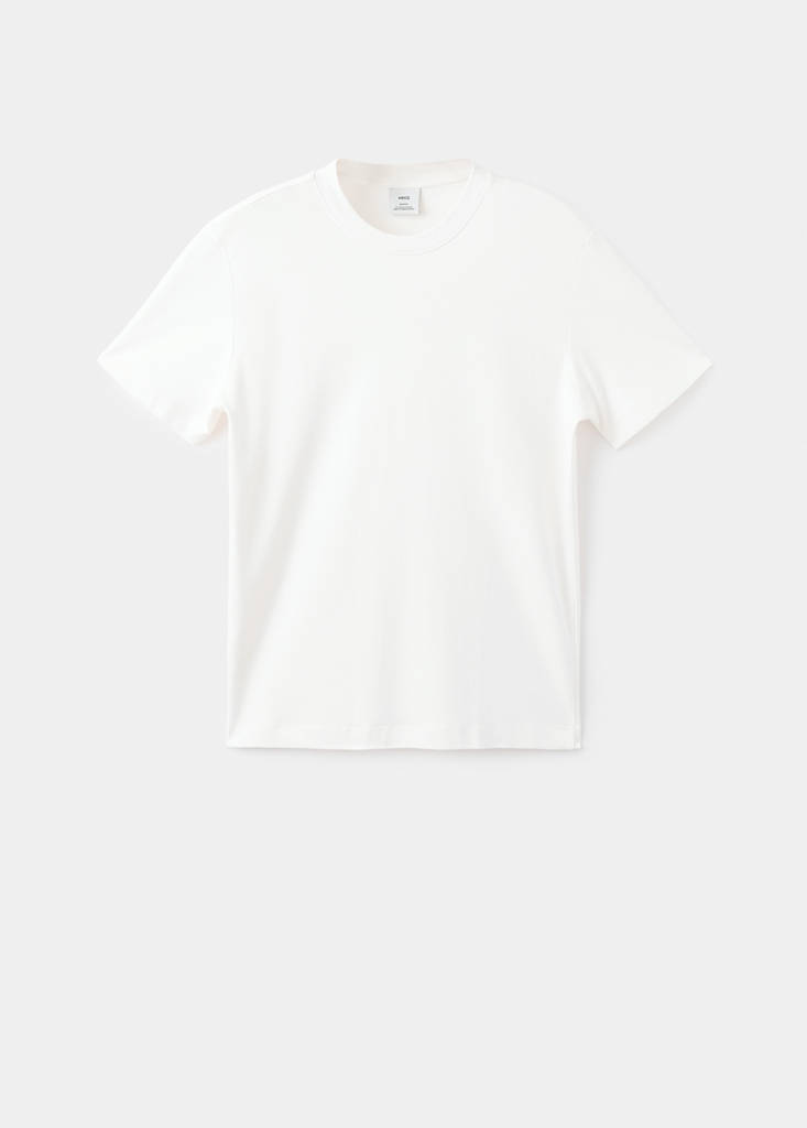 Medium weight regular fit T-shirt — Off White