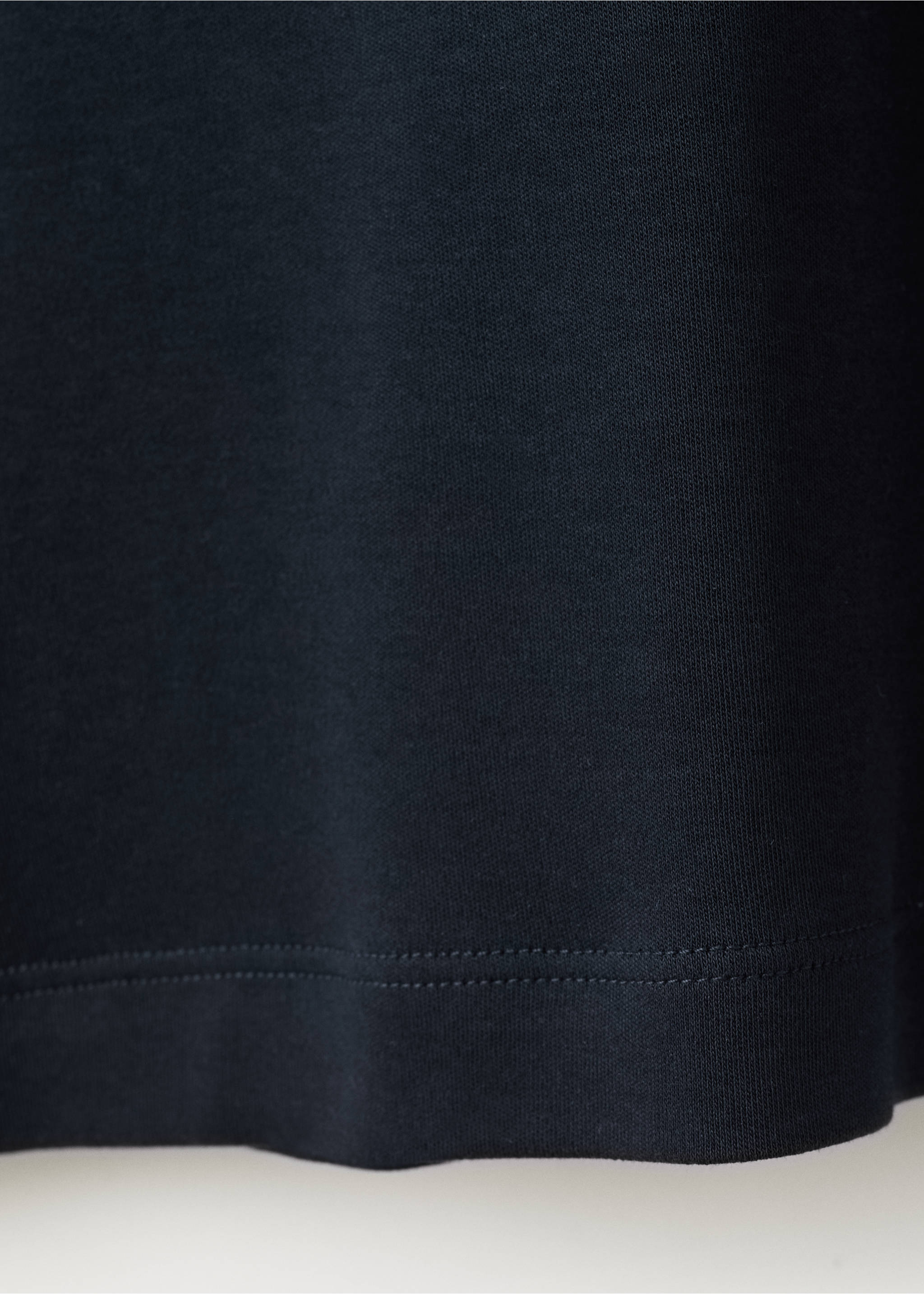 Medium weight regular fit T-shirt - Détail de l'article 0, Bleu marine. Ref: 27041262-00.