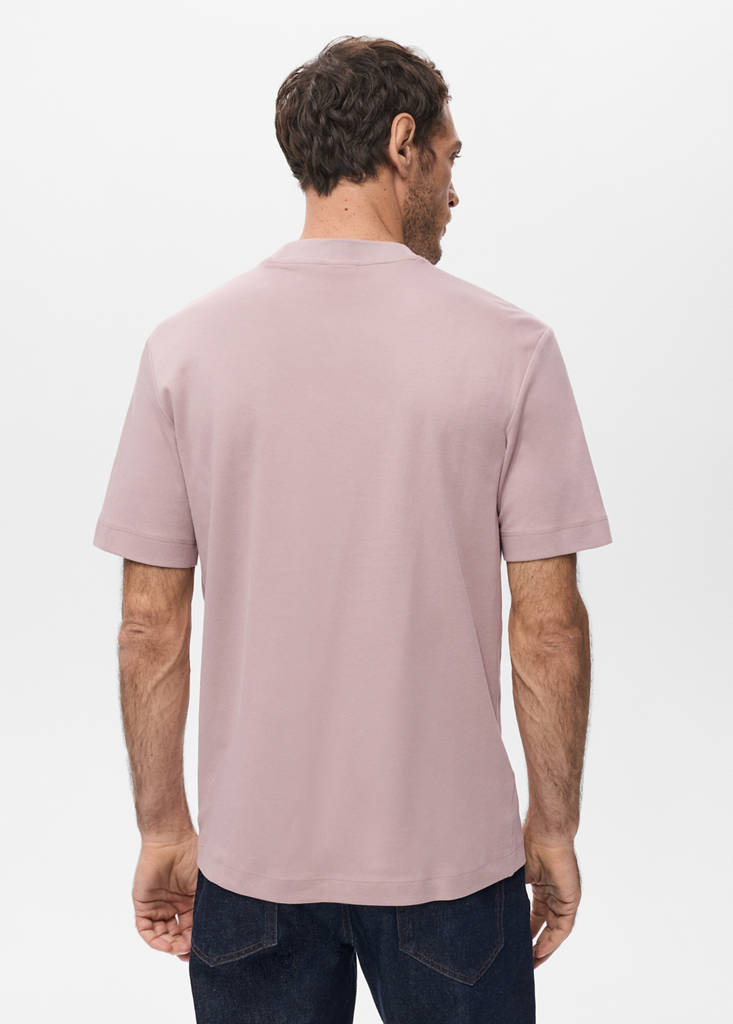 Medium weight regular fit T-shirt — Pale Pink