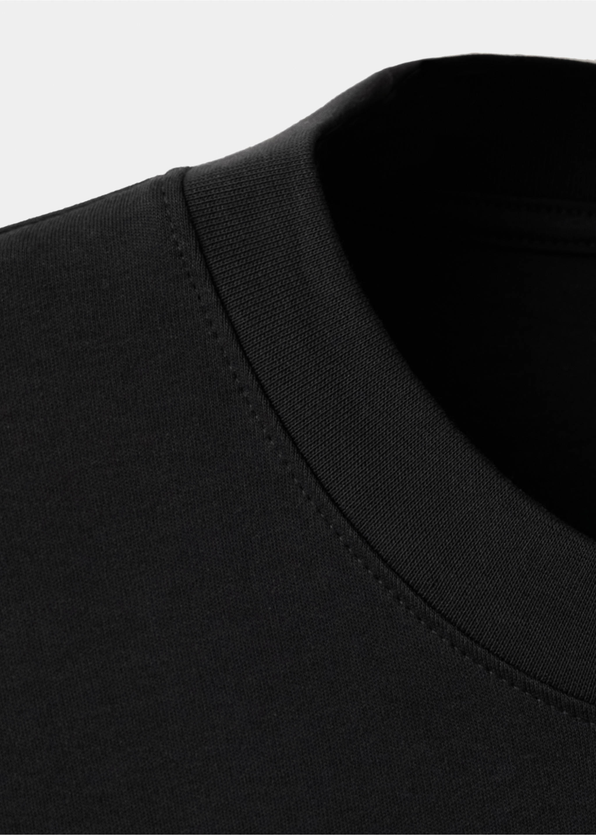 Camiseta medium weight regular fit - Detalle del artículo 0, Negro. Ref: 27041262-00.