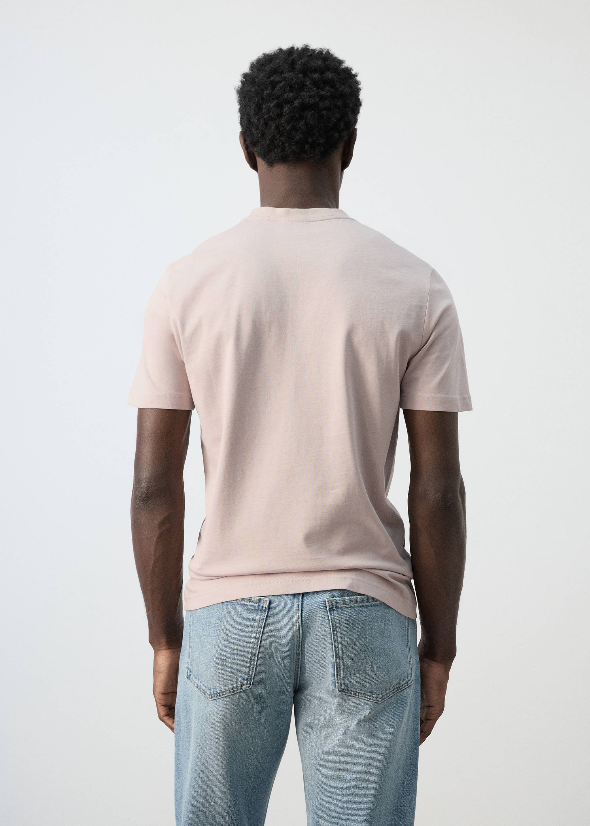 100% cotton slim-fit t-shirt - Reverse of the article