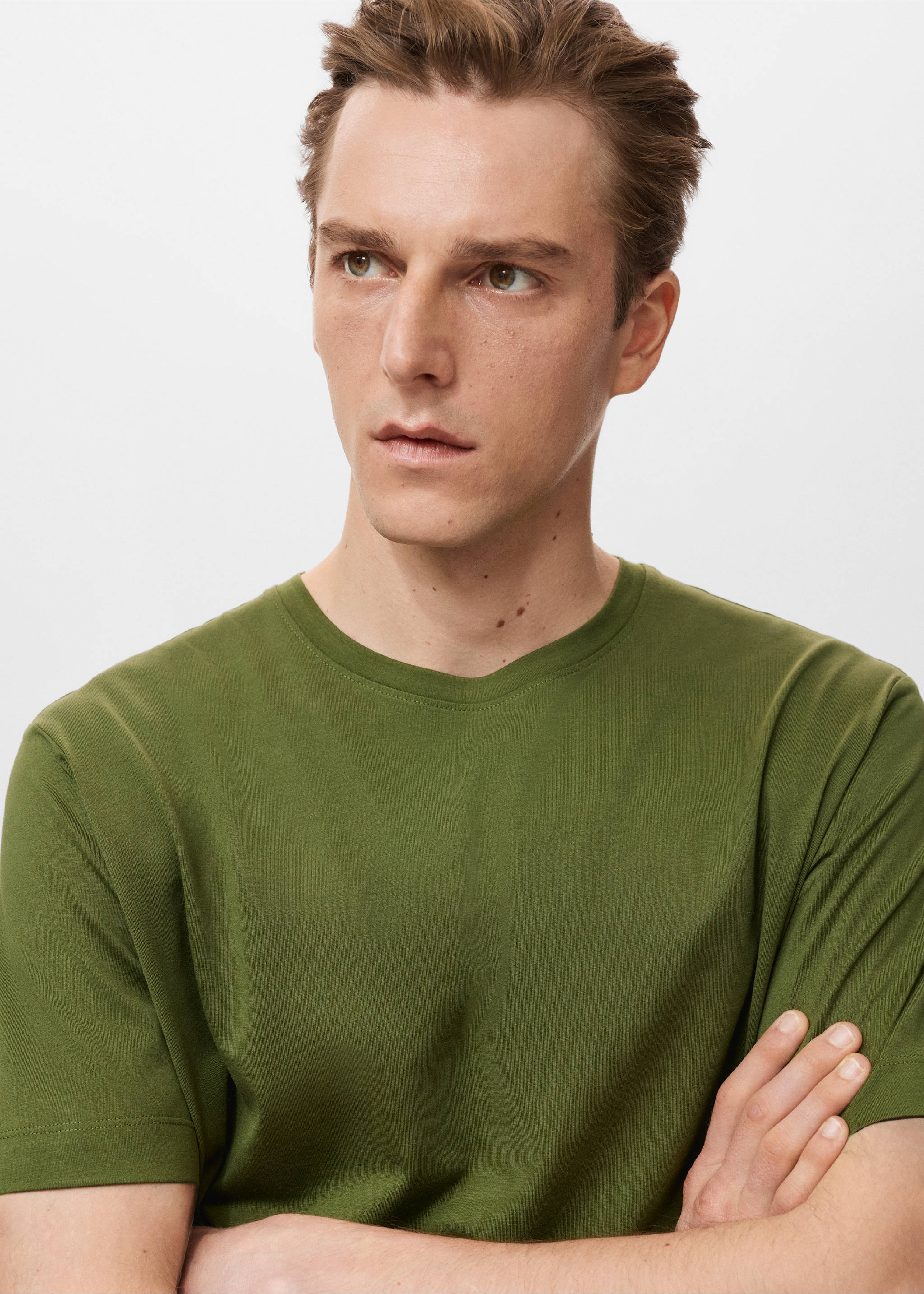 Tricou regular fit din bumbac 100 % - Detaliu al articolului 1, Verde. Ref: 27041264-00.