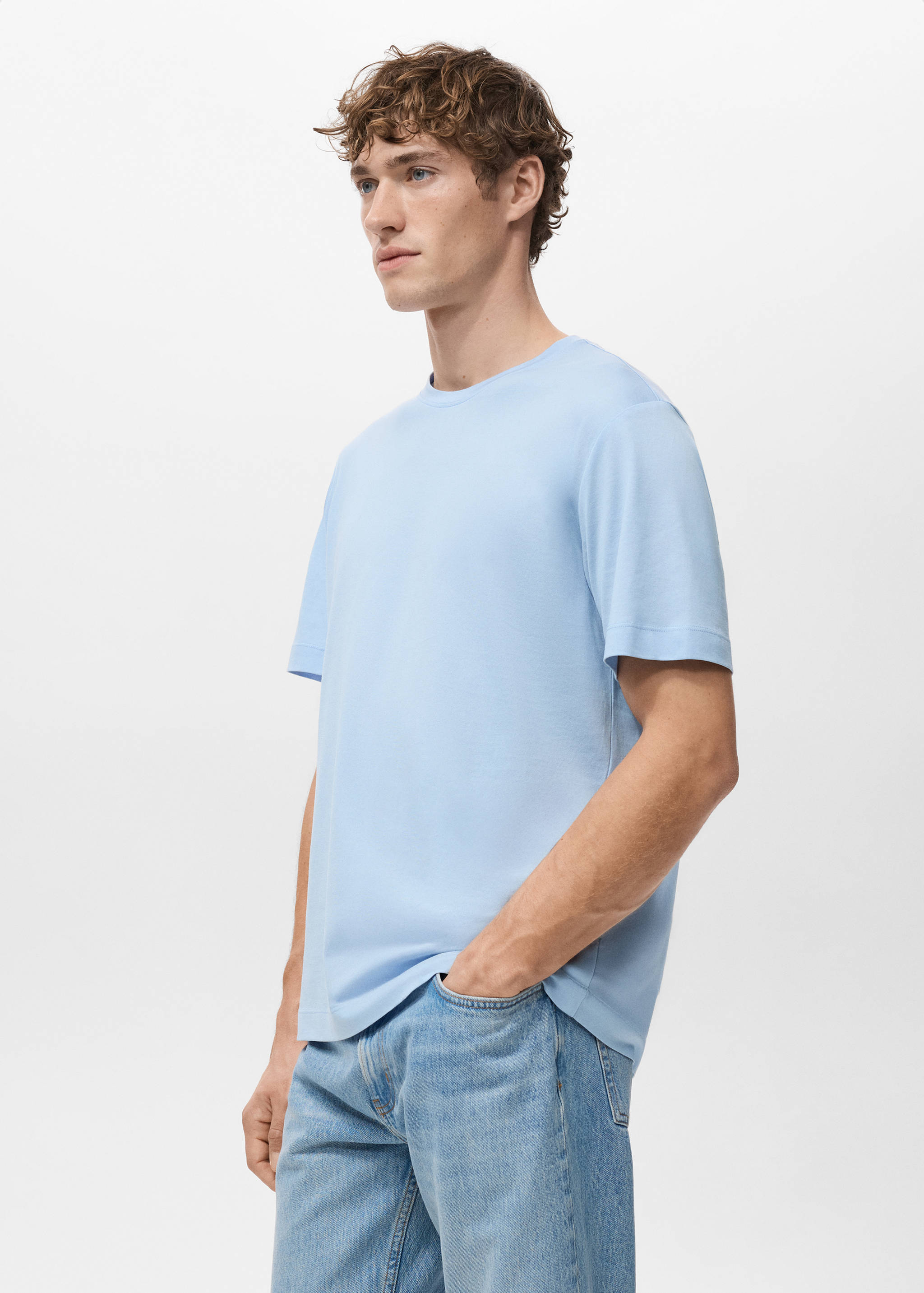 Футболка 100% хлопок regular fit - Деталь изделия 2