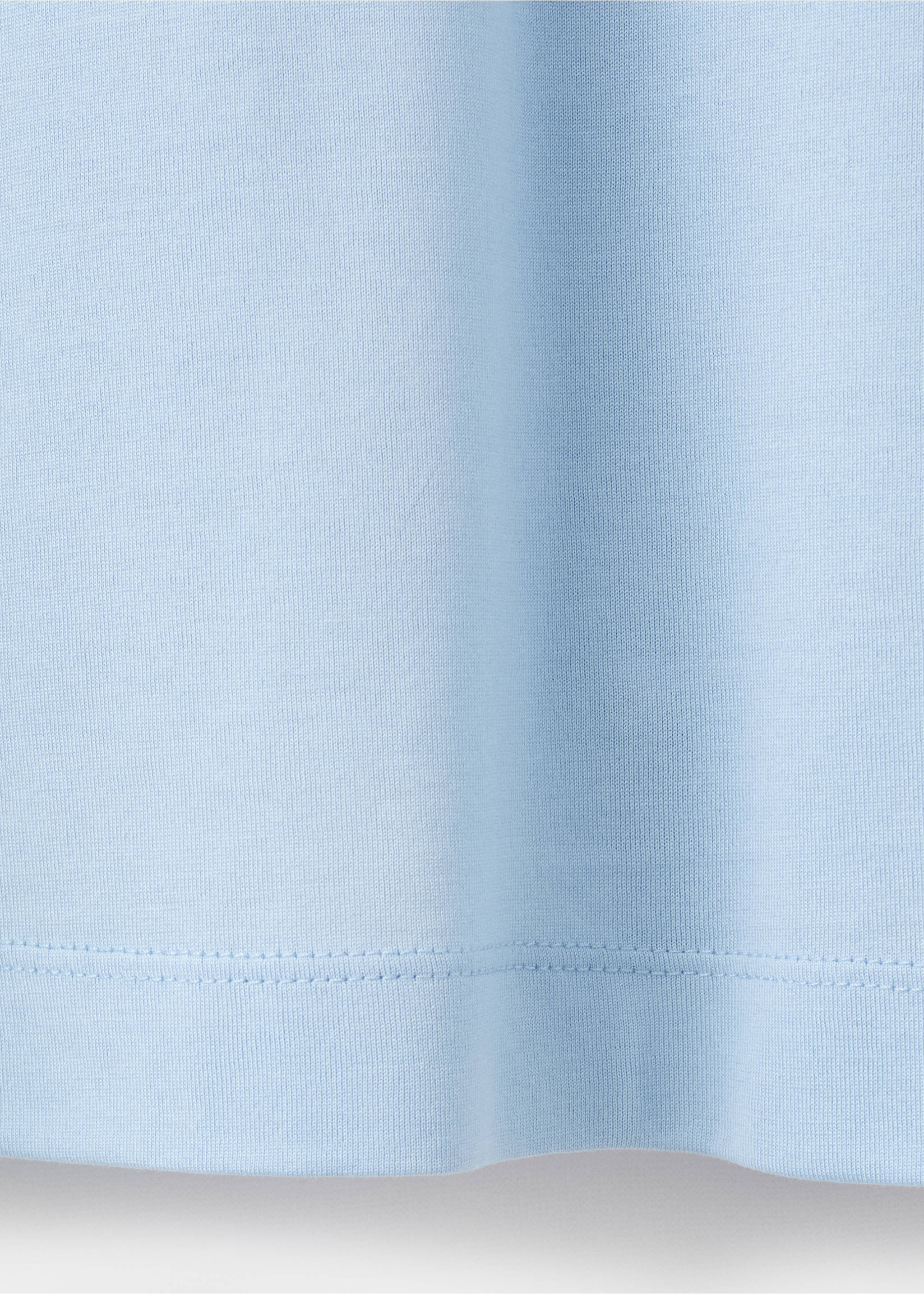 Camiseta 100% algodón regular fit - Detalle del artículo 0, Azul celeste. Ref: 27041264-00.