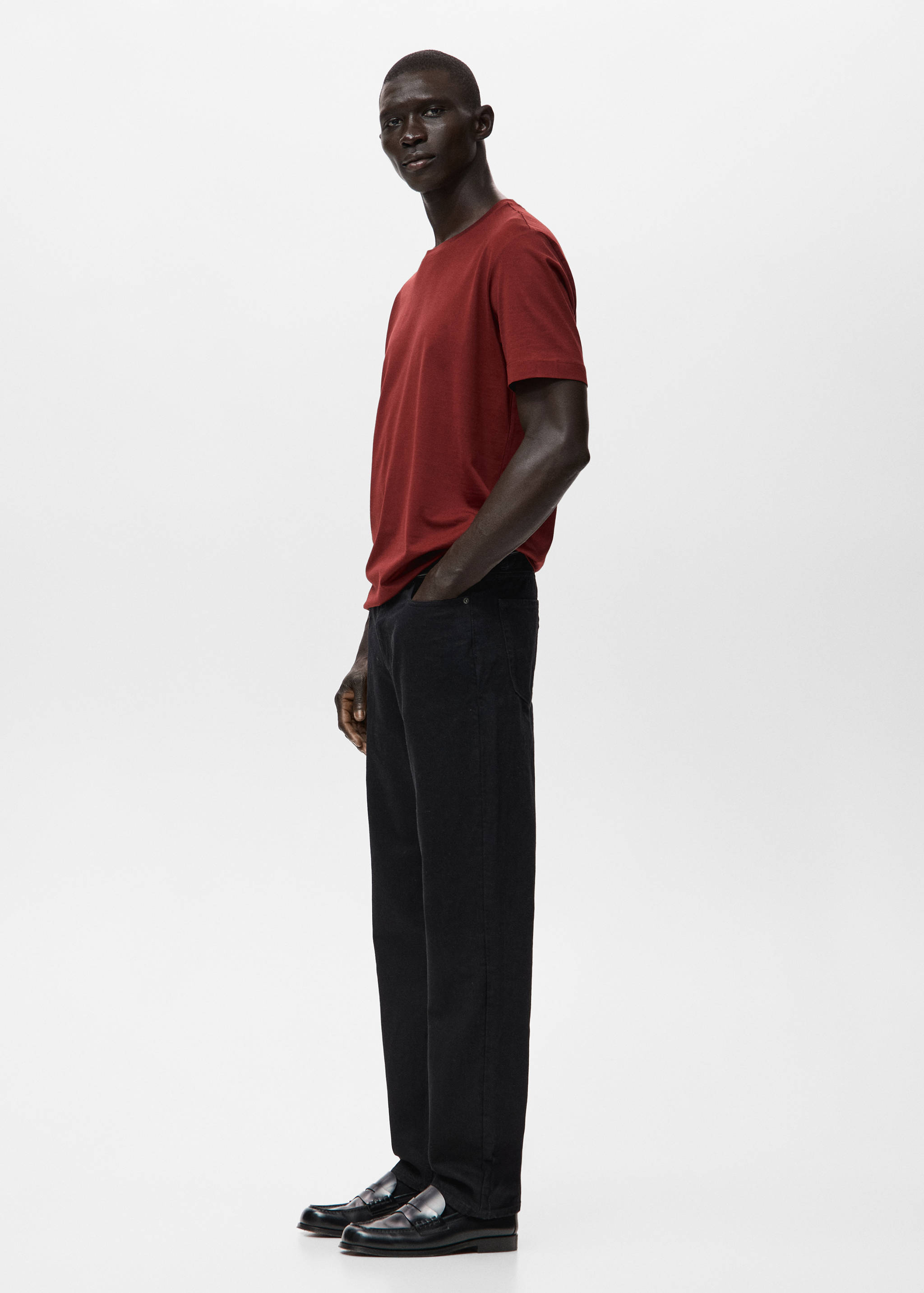 Футболка 100% хлопок regular fit - Деталь изделия 2