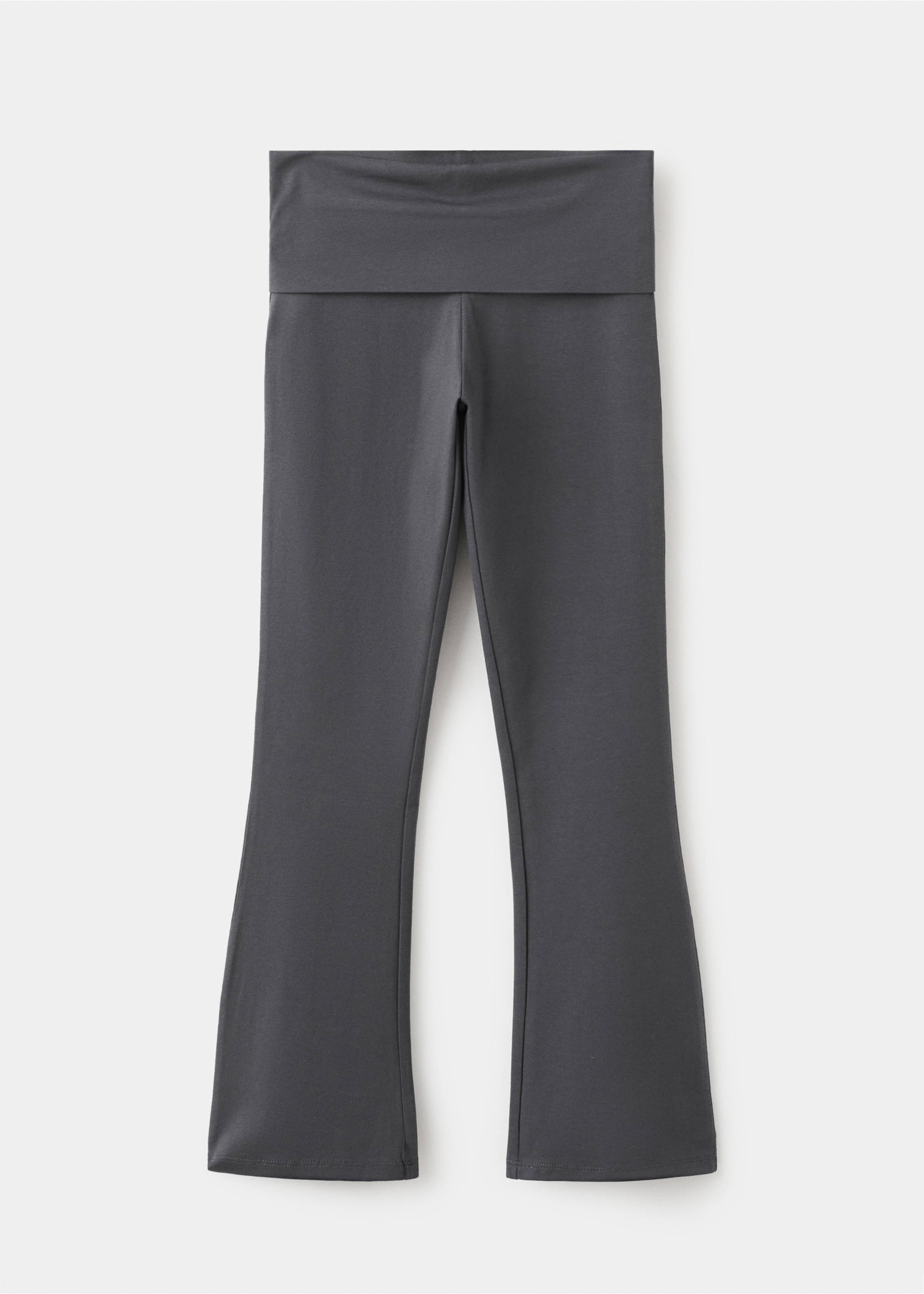 Flared leggings - Article without model, Charcoal. Ref: 27041265-00.