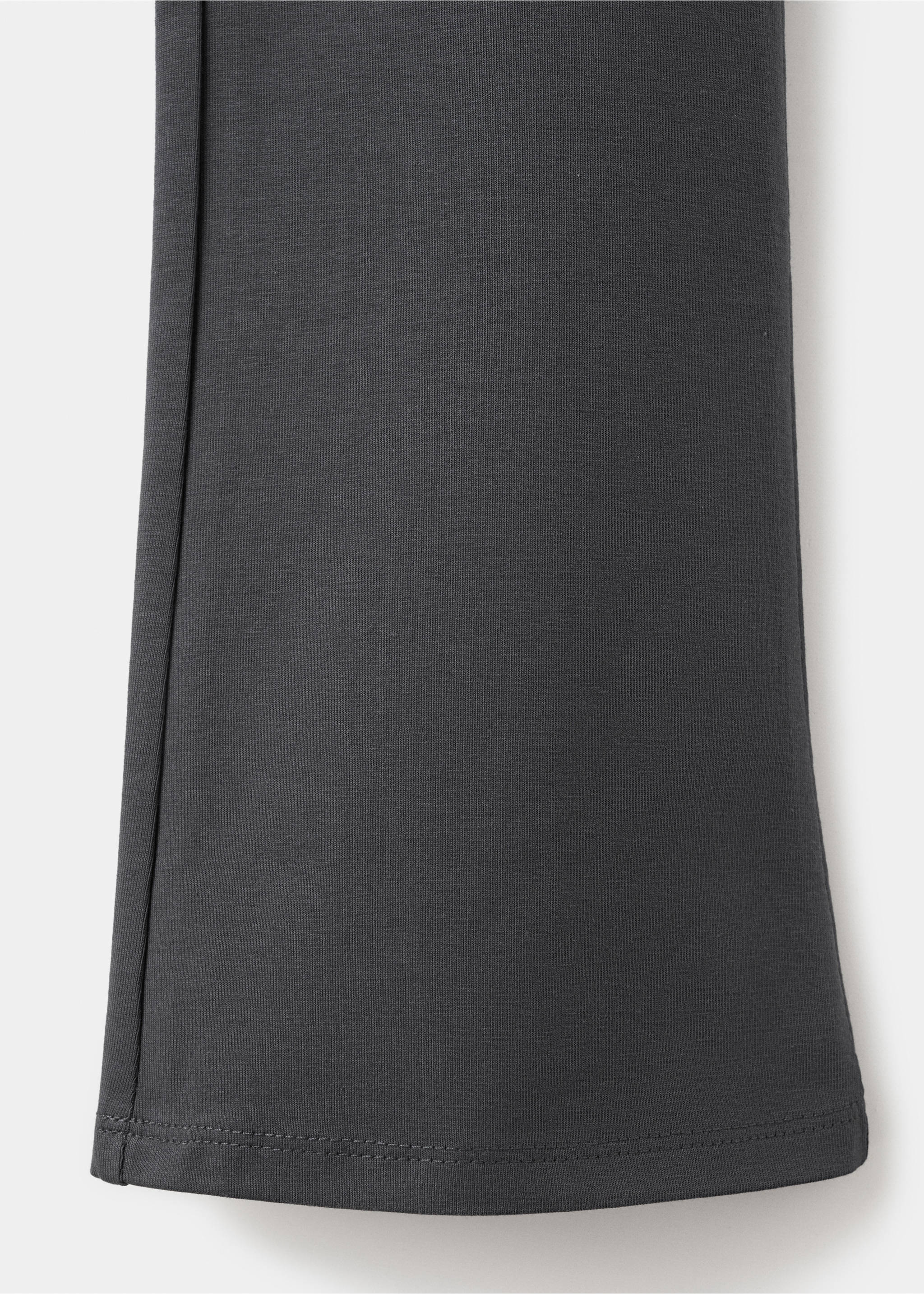 Flared leggings - Details of the article 0, Charcoal. Ref: 27041265-00.