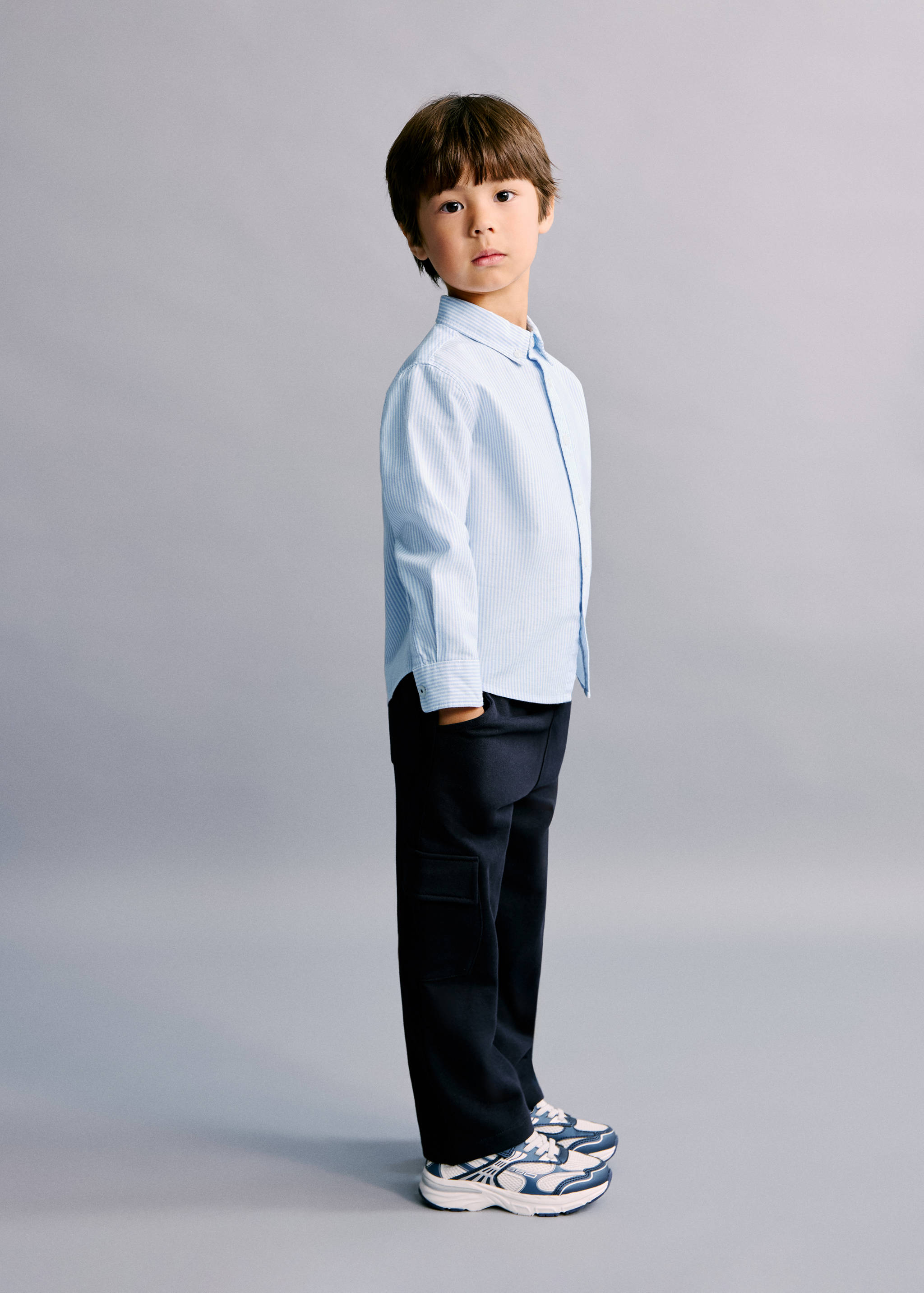 Camisa Oxford rayas - Plano general