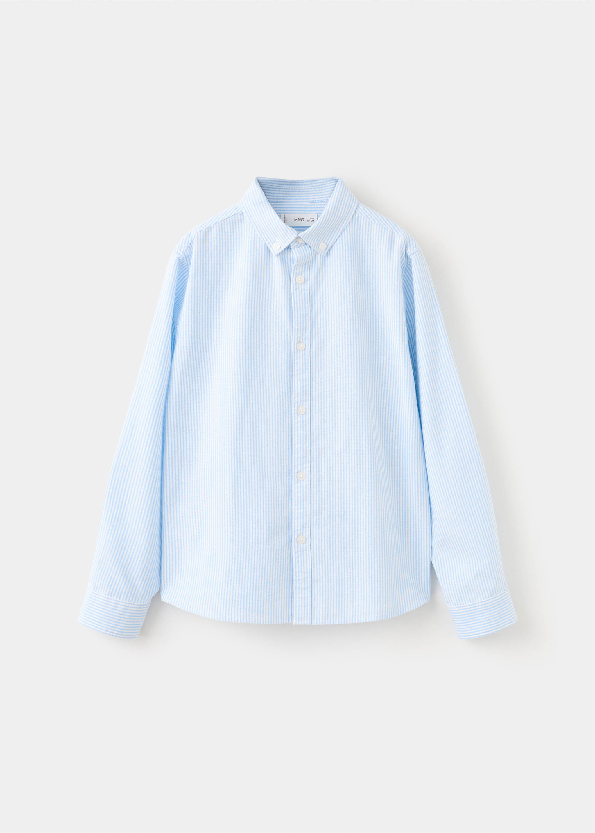 Camisa Oxford rayas - Artículo sin modelo, Azul celeste. Ref: 27041267-00.