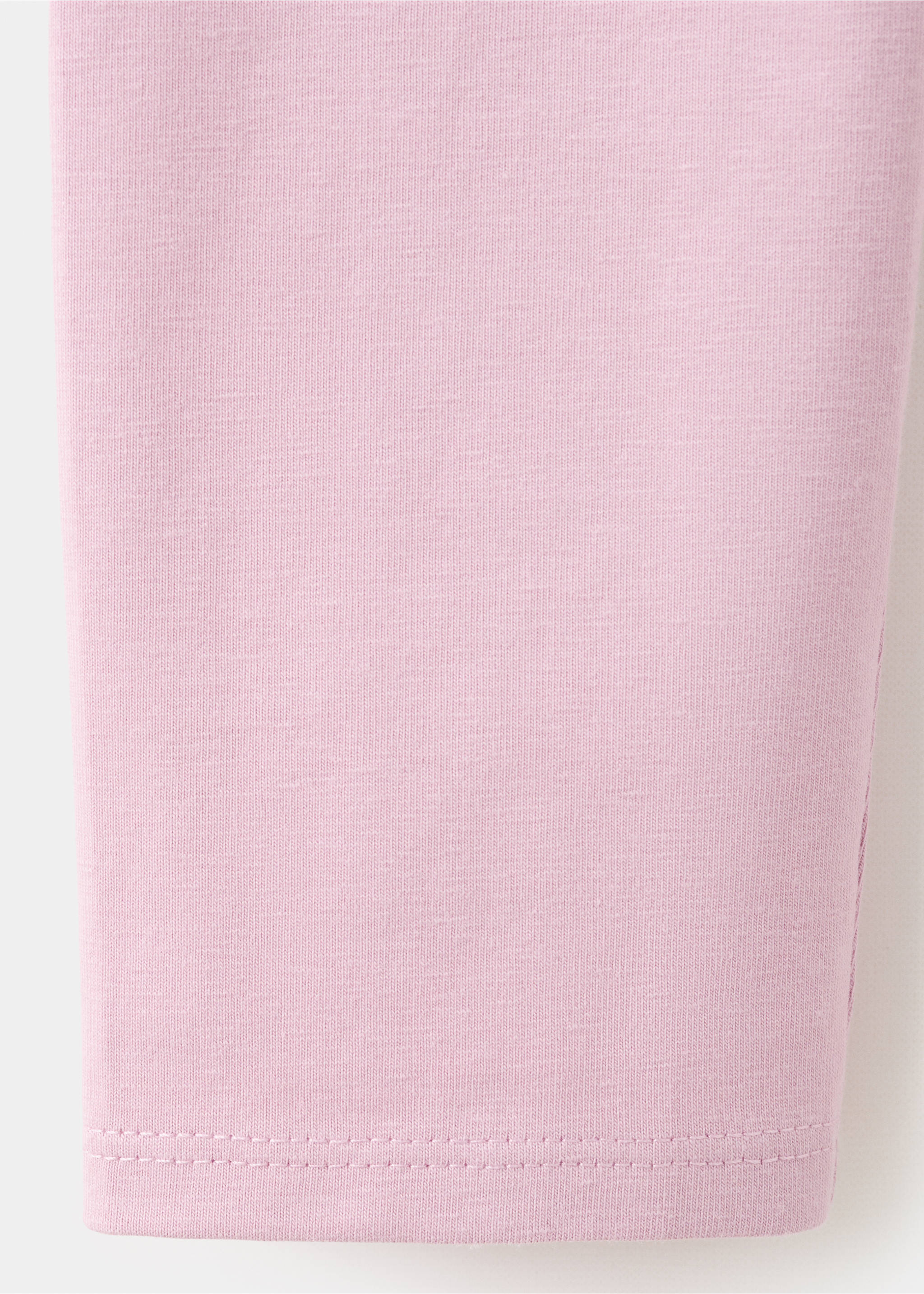 Essential cotton leggings - Details of the article 0, Pink. Ref: 27041271-00.