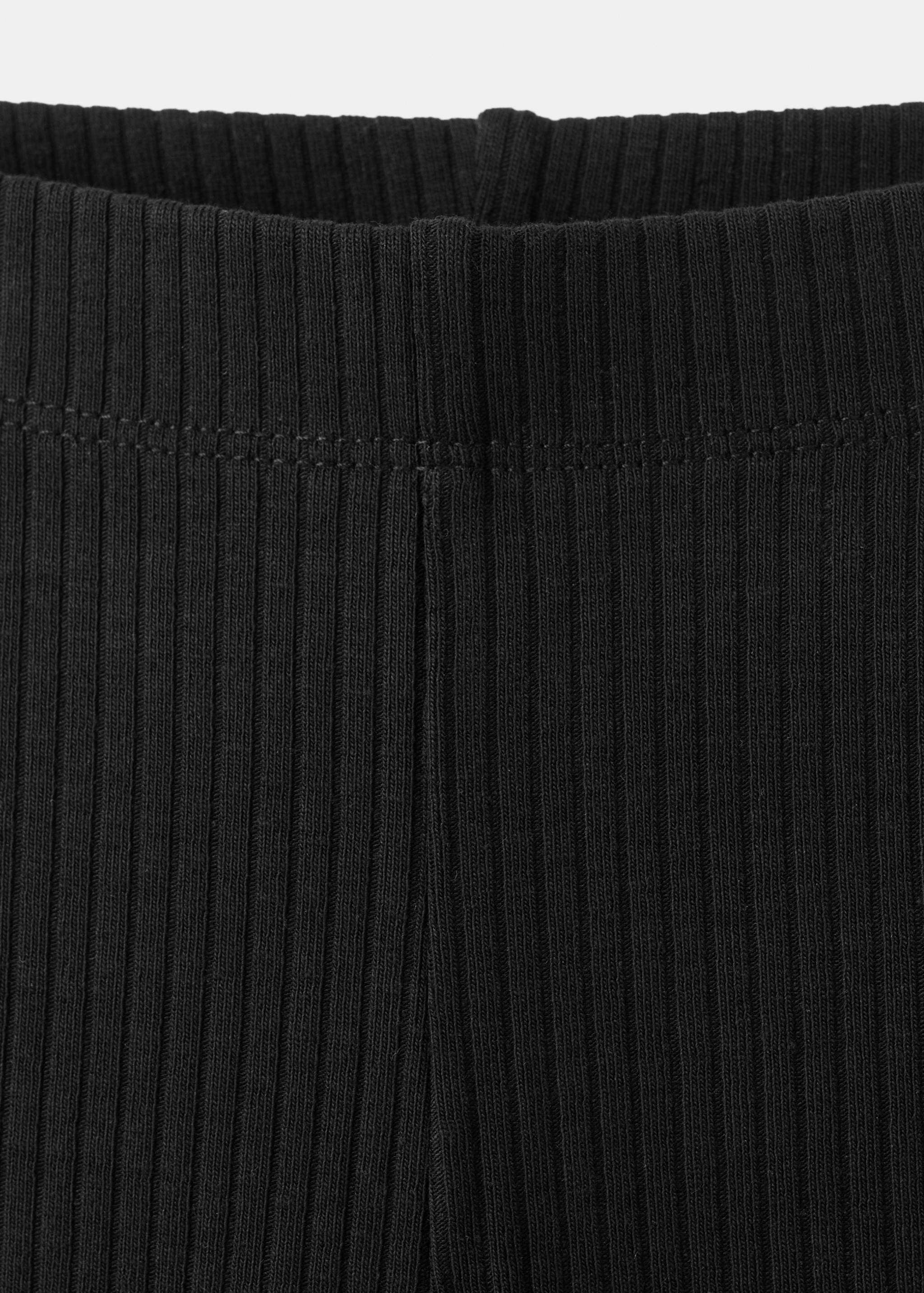 Ribbed flared leggings - Details of the article 8