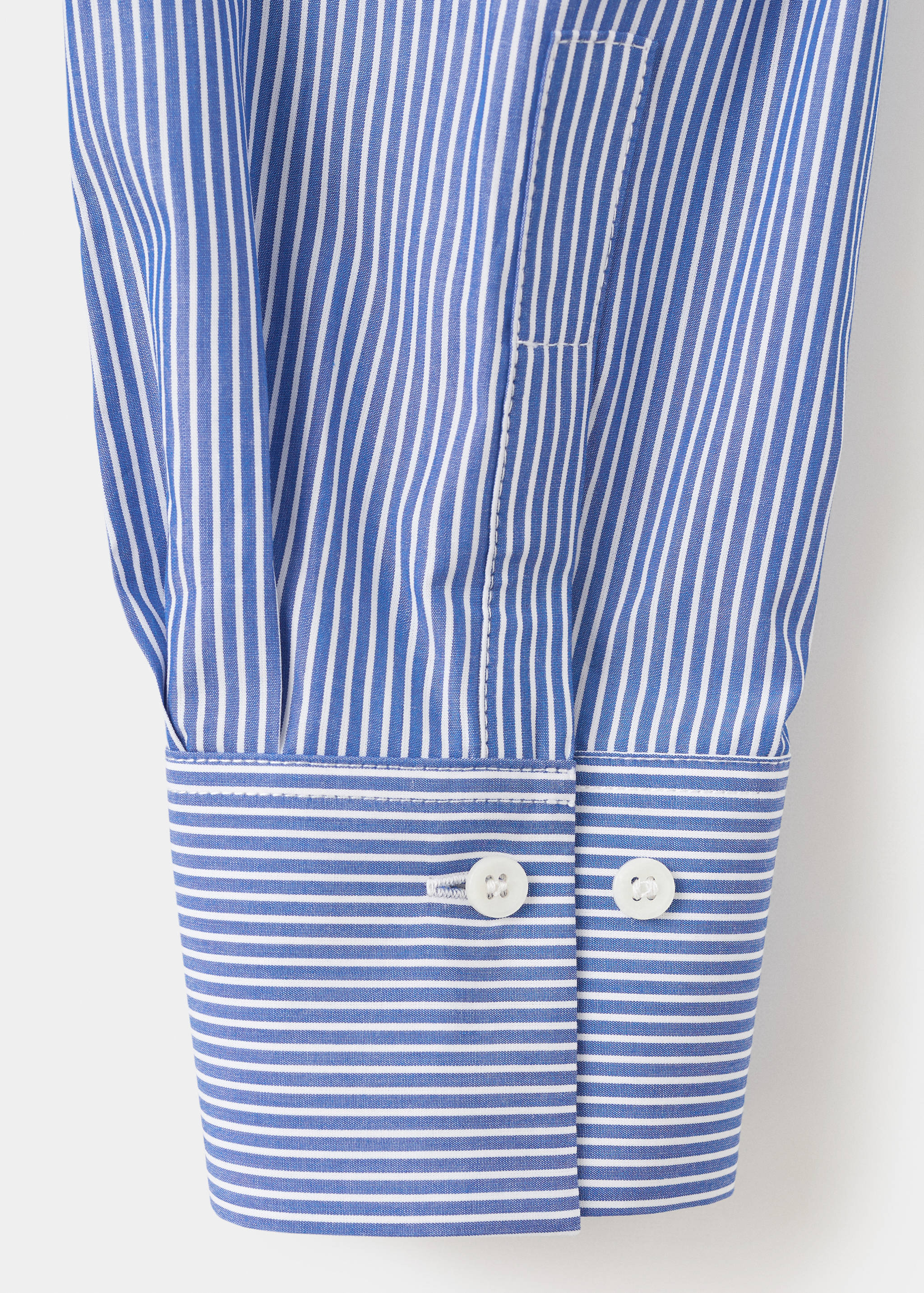 Cotton and lyocell blend straight shirt - Details of the article 9