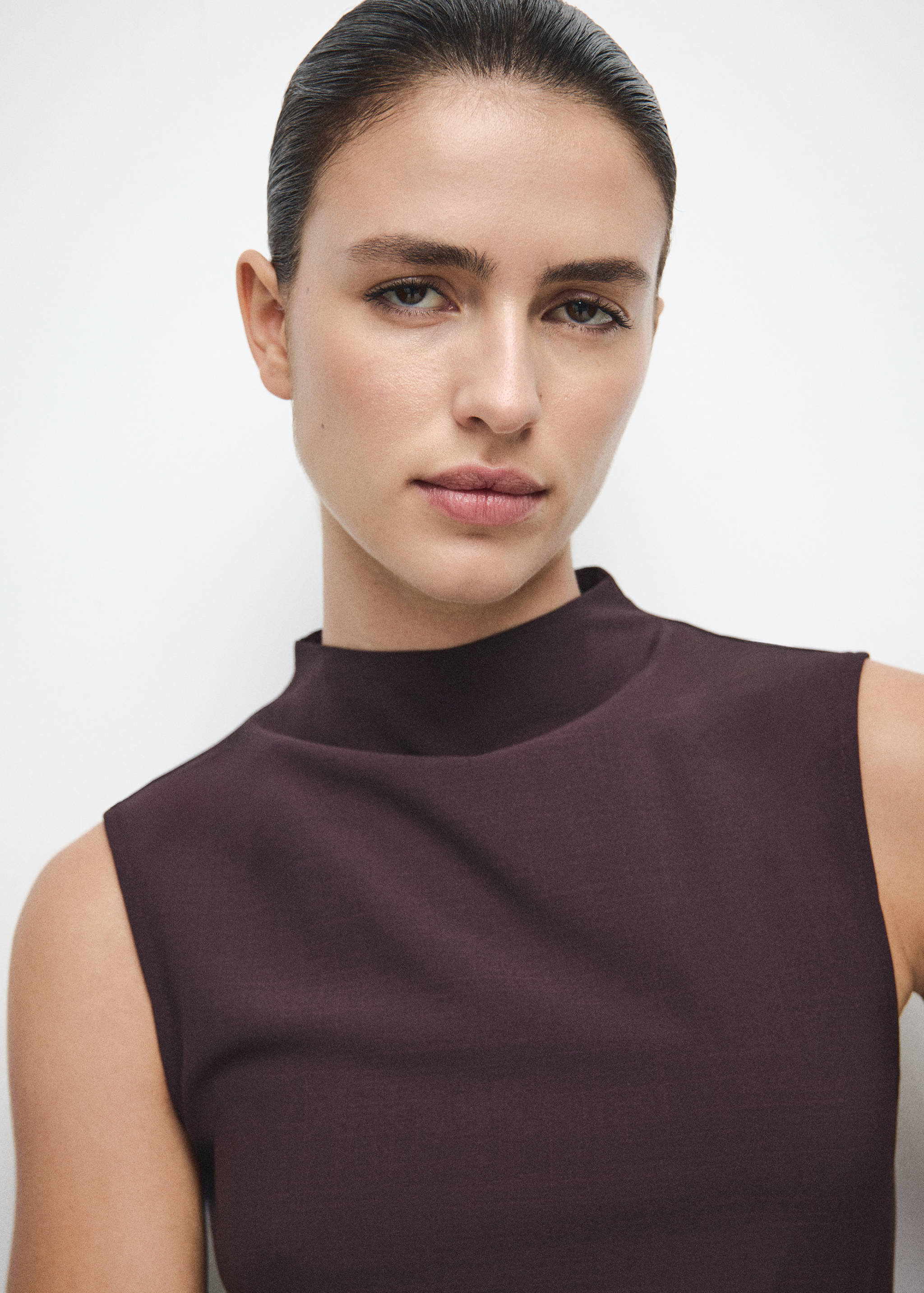 A-line dress with metal embellishment - Details of the article 1