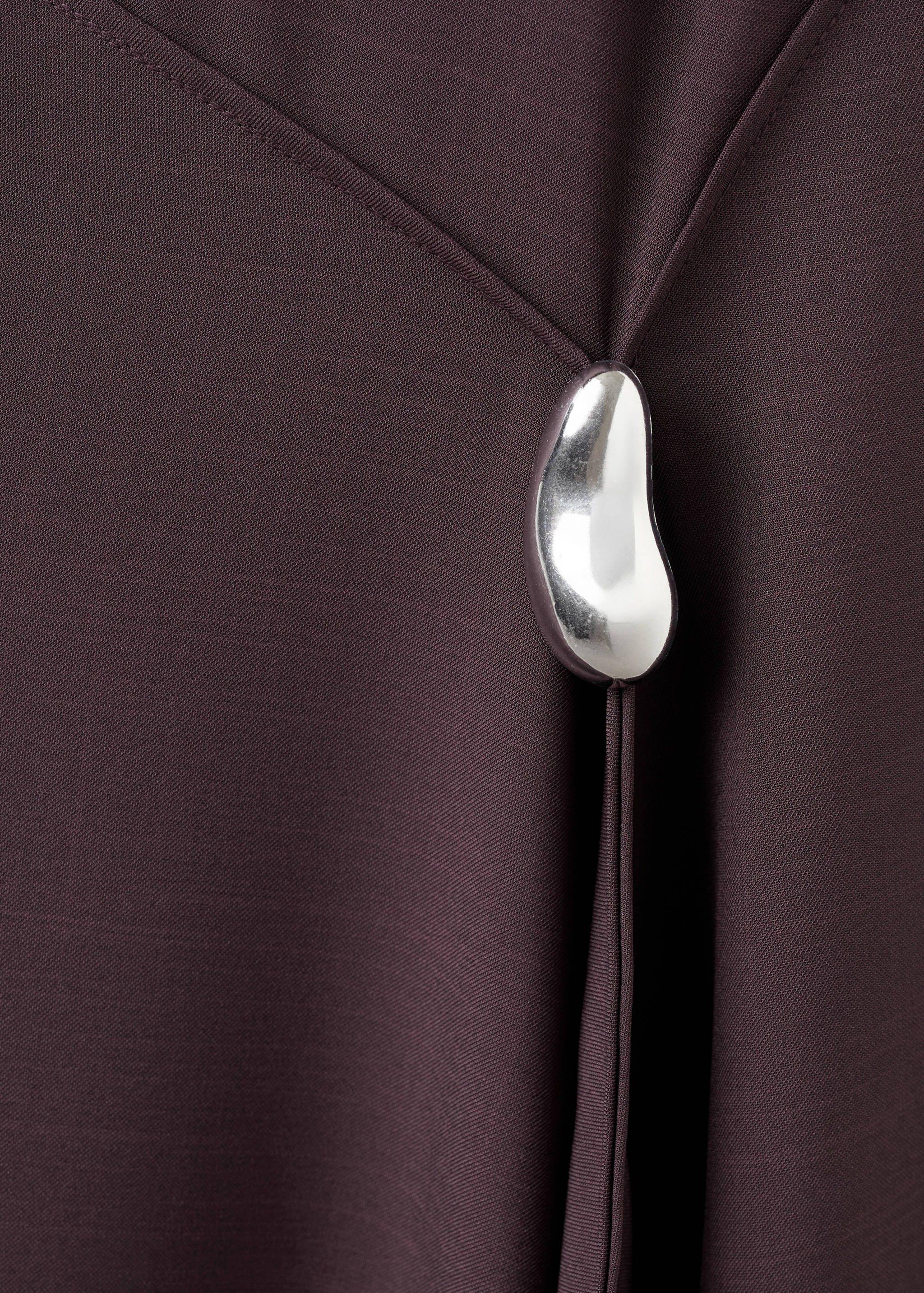 A-line dress with metal embellishment - Details of the article 8