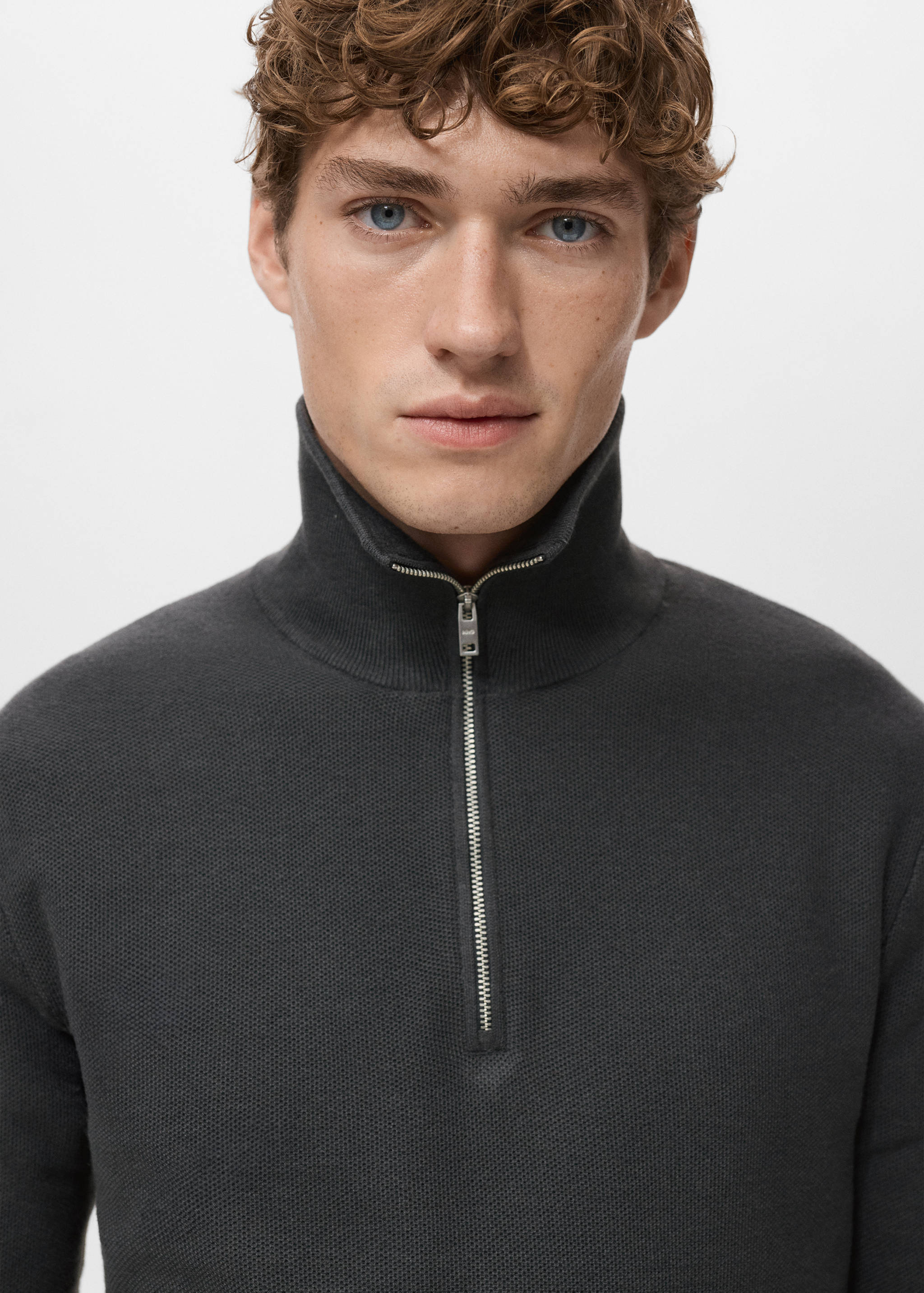 Jersey microestructura cuello cremallera - Detalle del artículo 1
