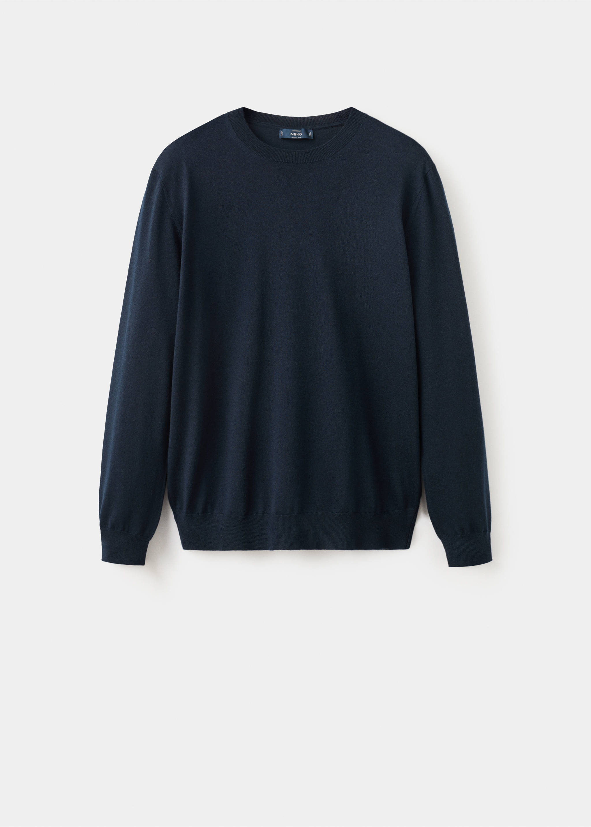 Jersey 100% lana punto fino - Artículo sin modelo, Azul marino. Ref: 27041284-00.