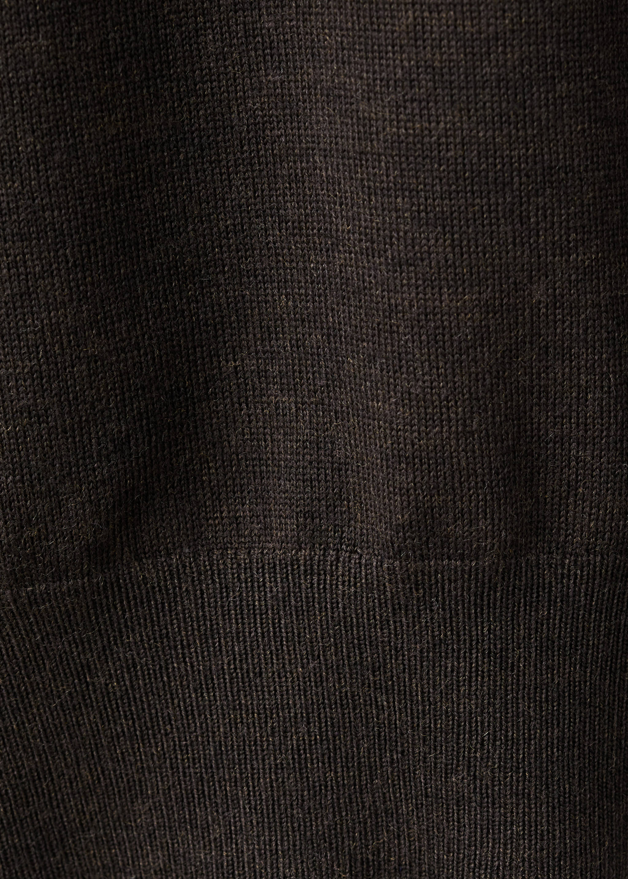 100% merino wool zip-neck sweater - Details of the article 0