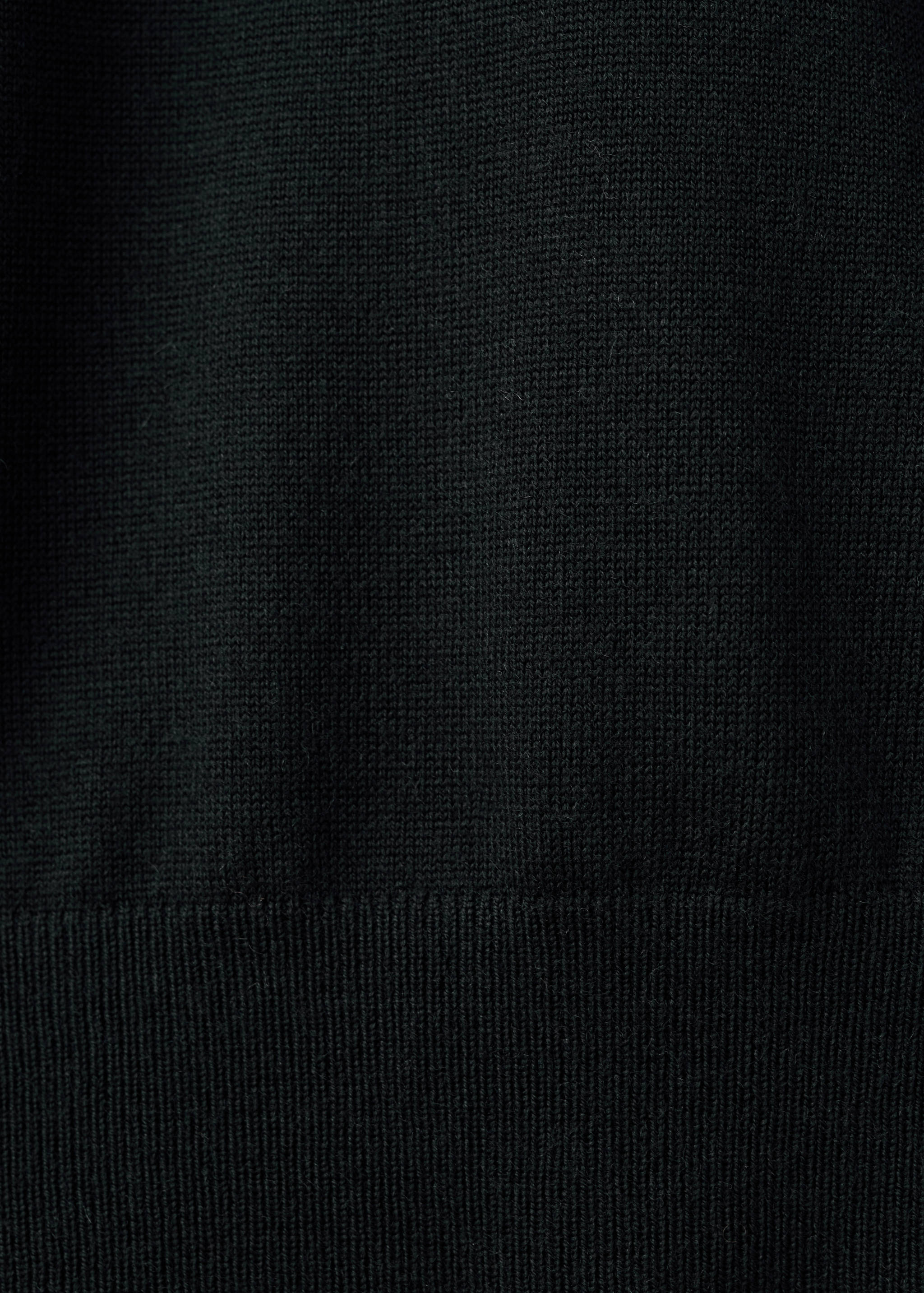 100% merino wool zip-neck sweater - Details of the article 0