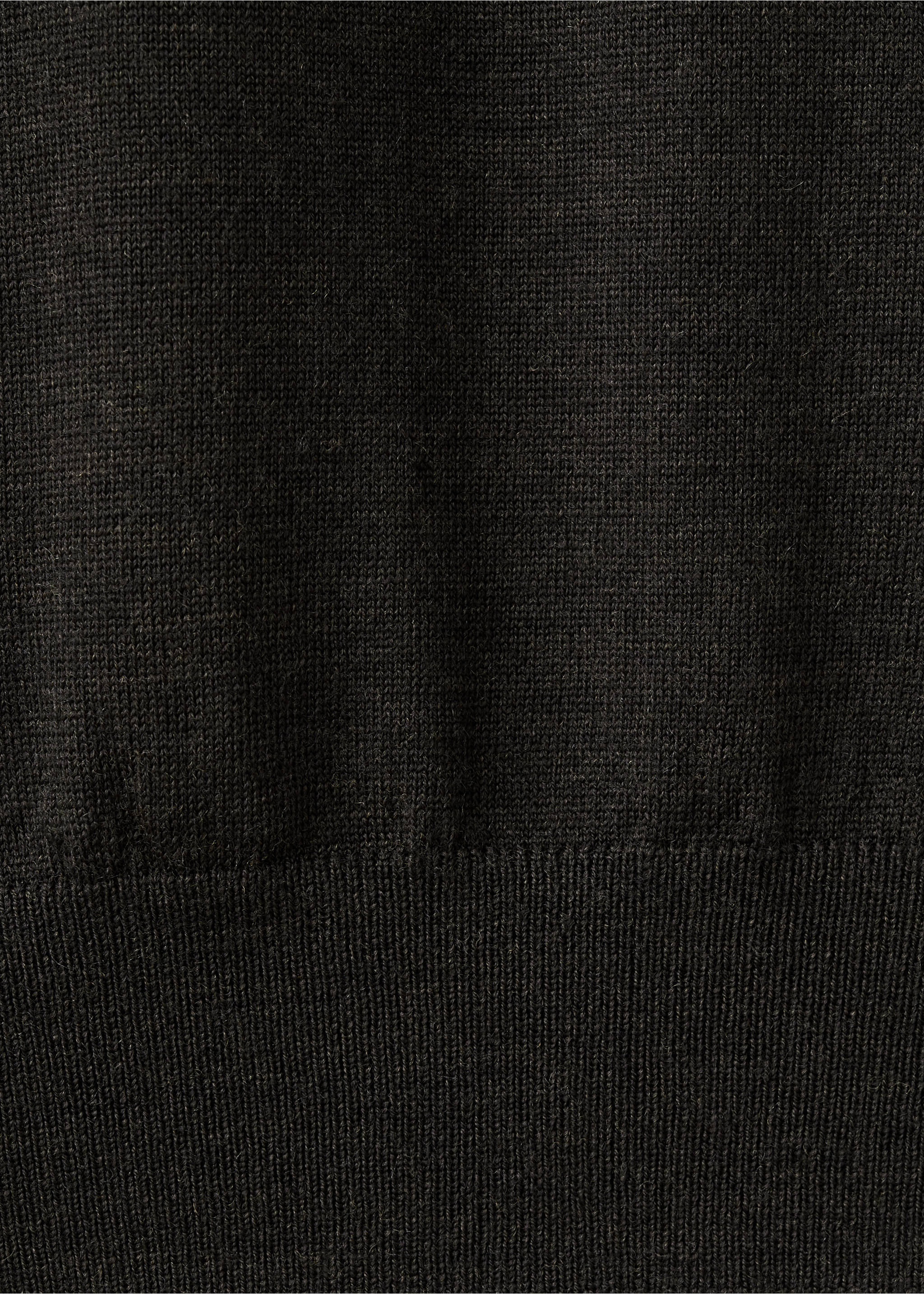 100% merino wool roll neck jumper - Details of the article 0, Chocolate. Ref: 27041286-00.