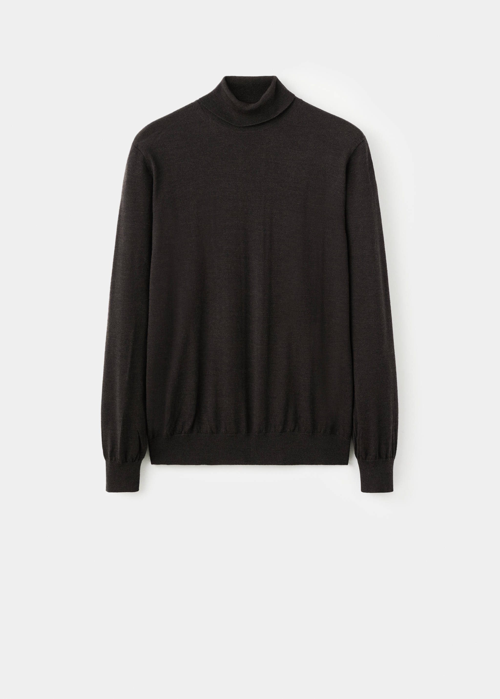 100% merino wool roll neck jumper - Article without model