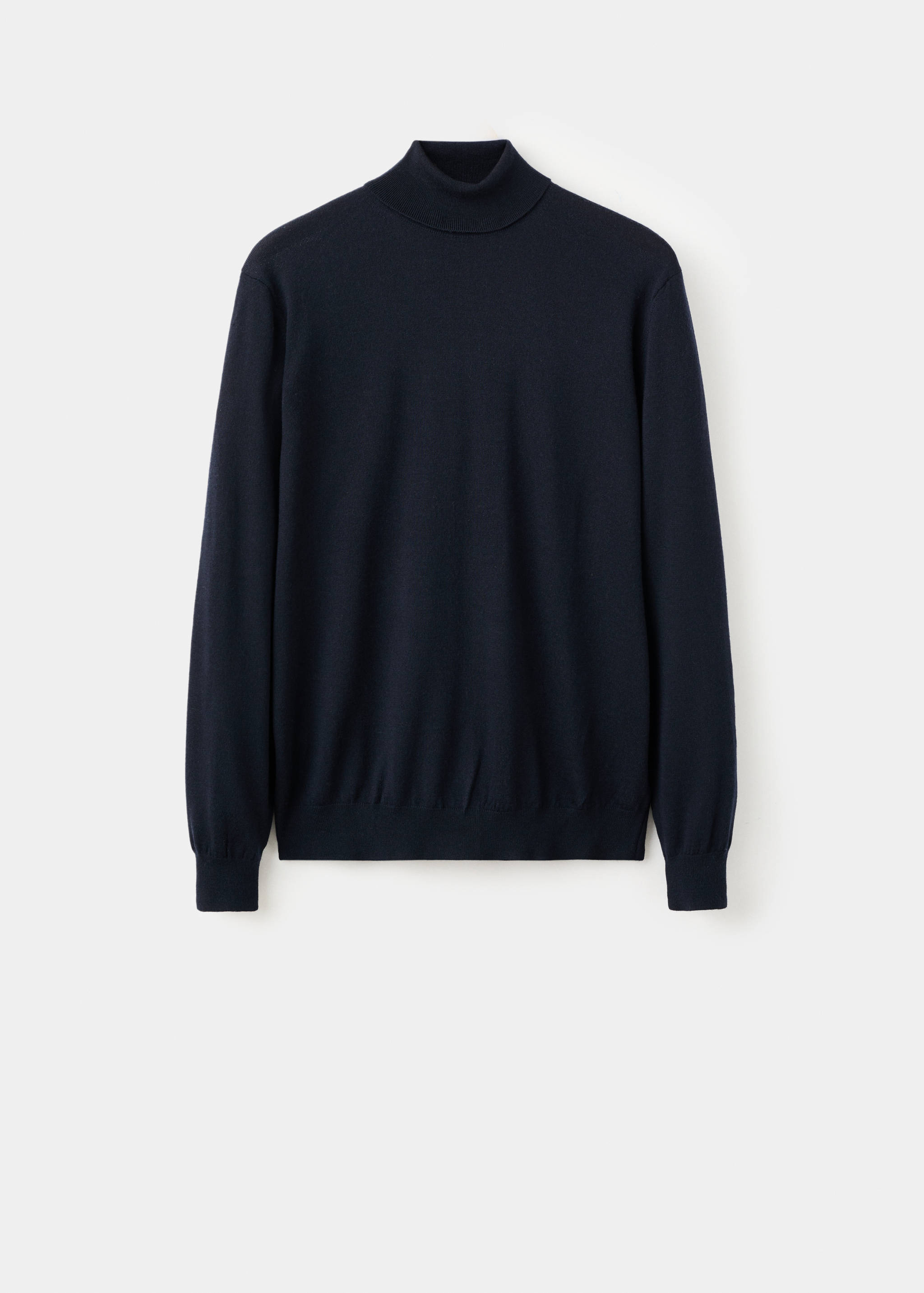 100% merino wool roll neck jumper - Article without model