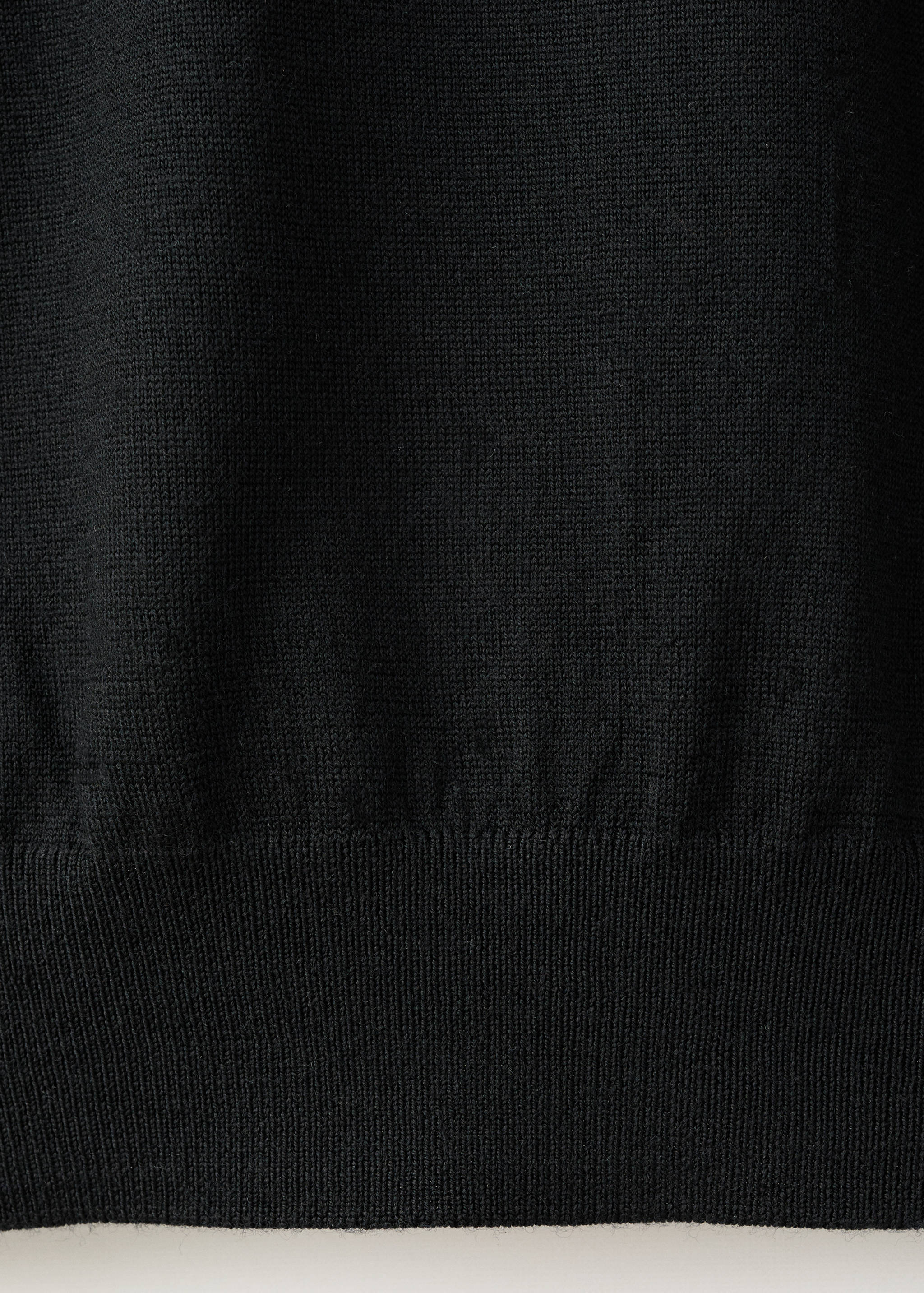 100% merino wool roll neck jumper - Details of the article 0