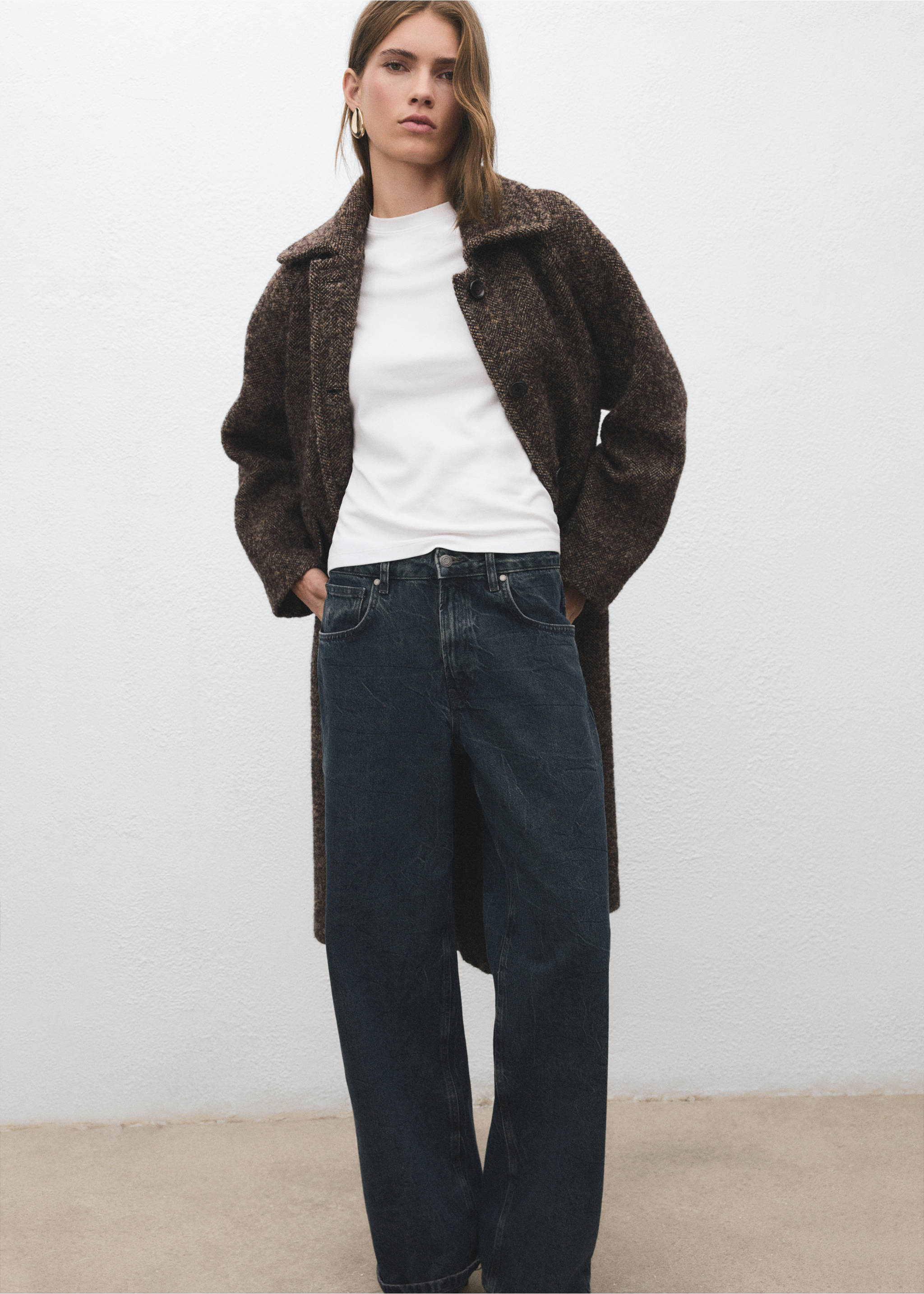 Drop earrings - General plane, Gold. Ref: 27041287-00.