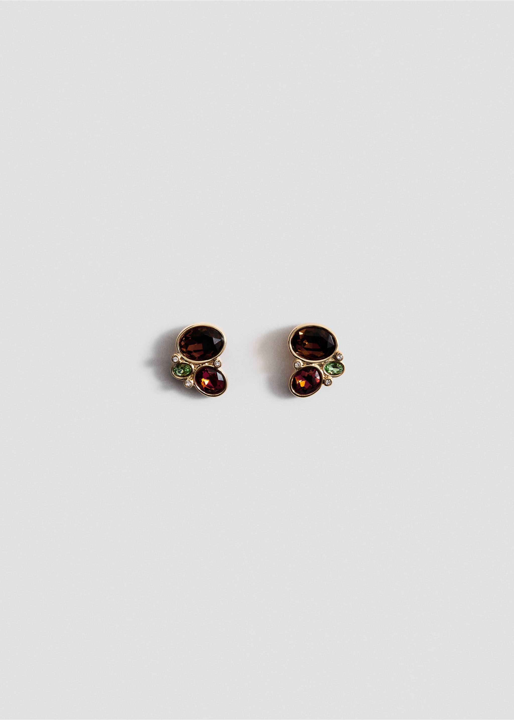 Anting batu kombinasi - Barang tanpa model, Emas. Ref: 27041288-00.