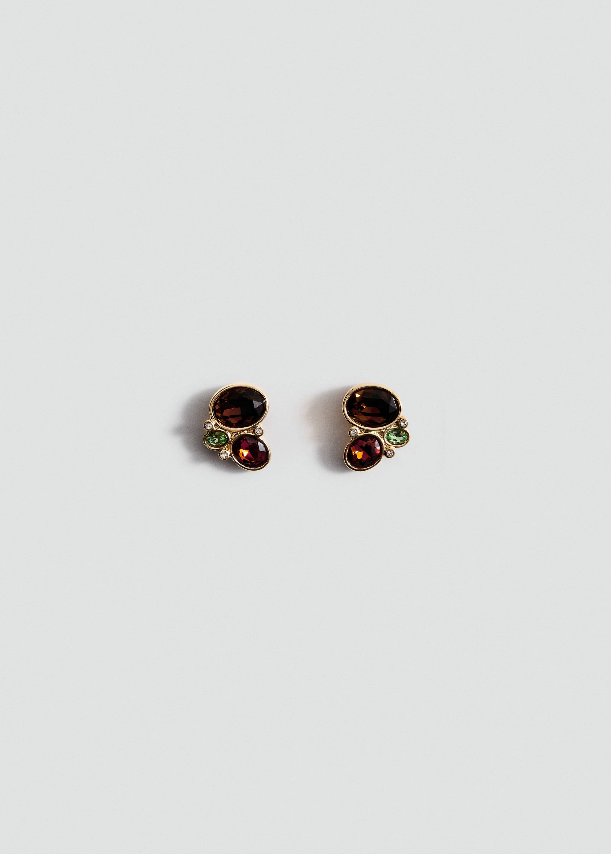 Combined stone earrings - Article without model